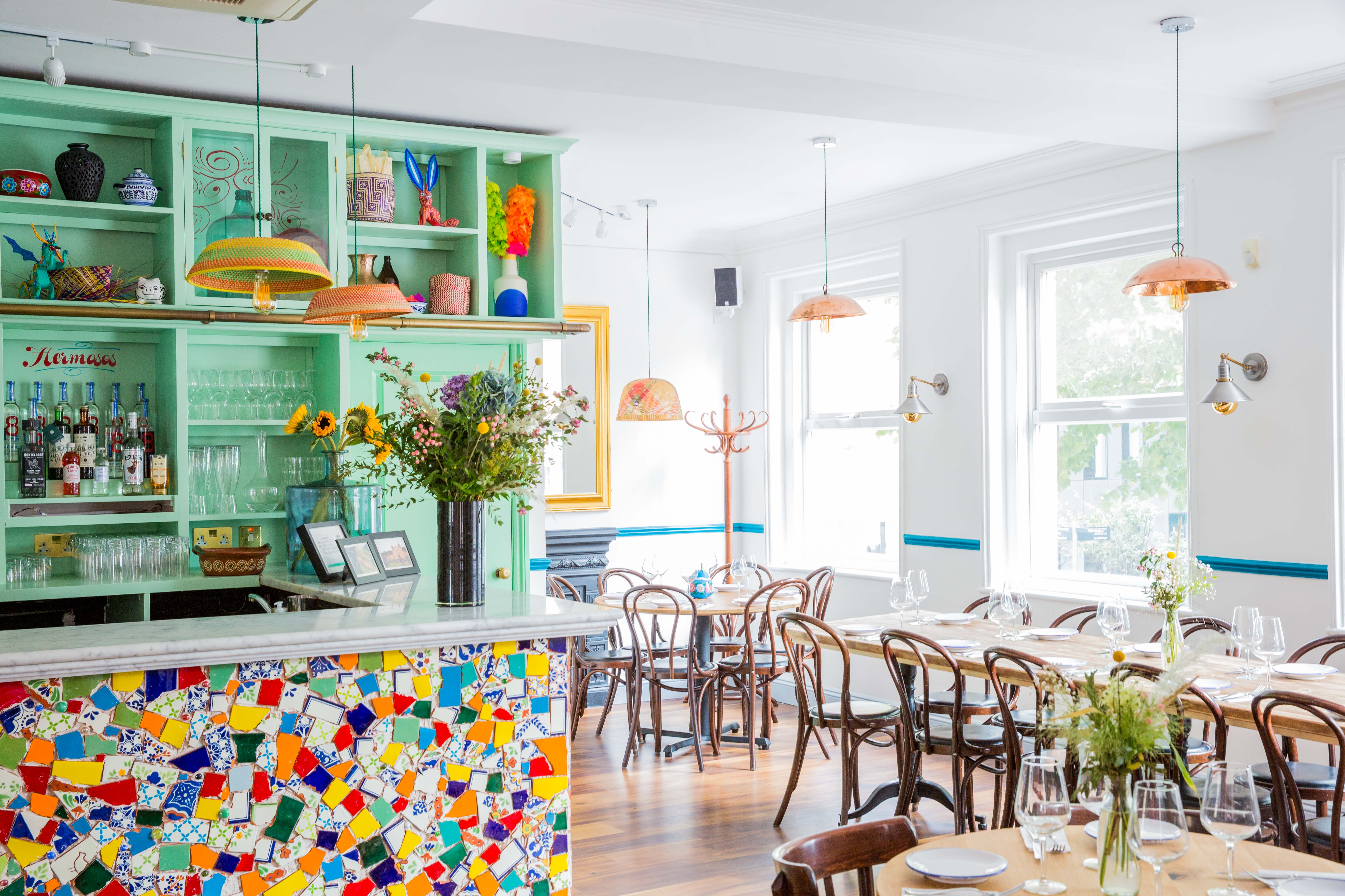 Tequila & Mezcal Bar in Santo Remedio, vibrant venue for casual meetings and events.