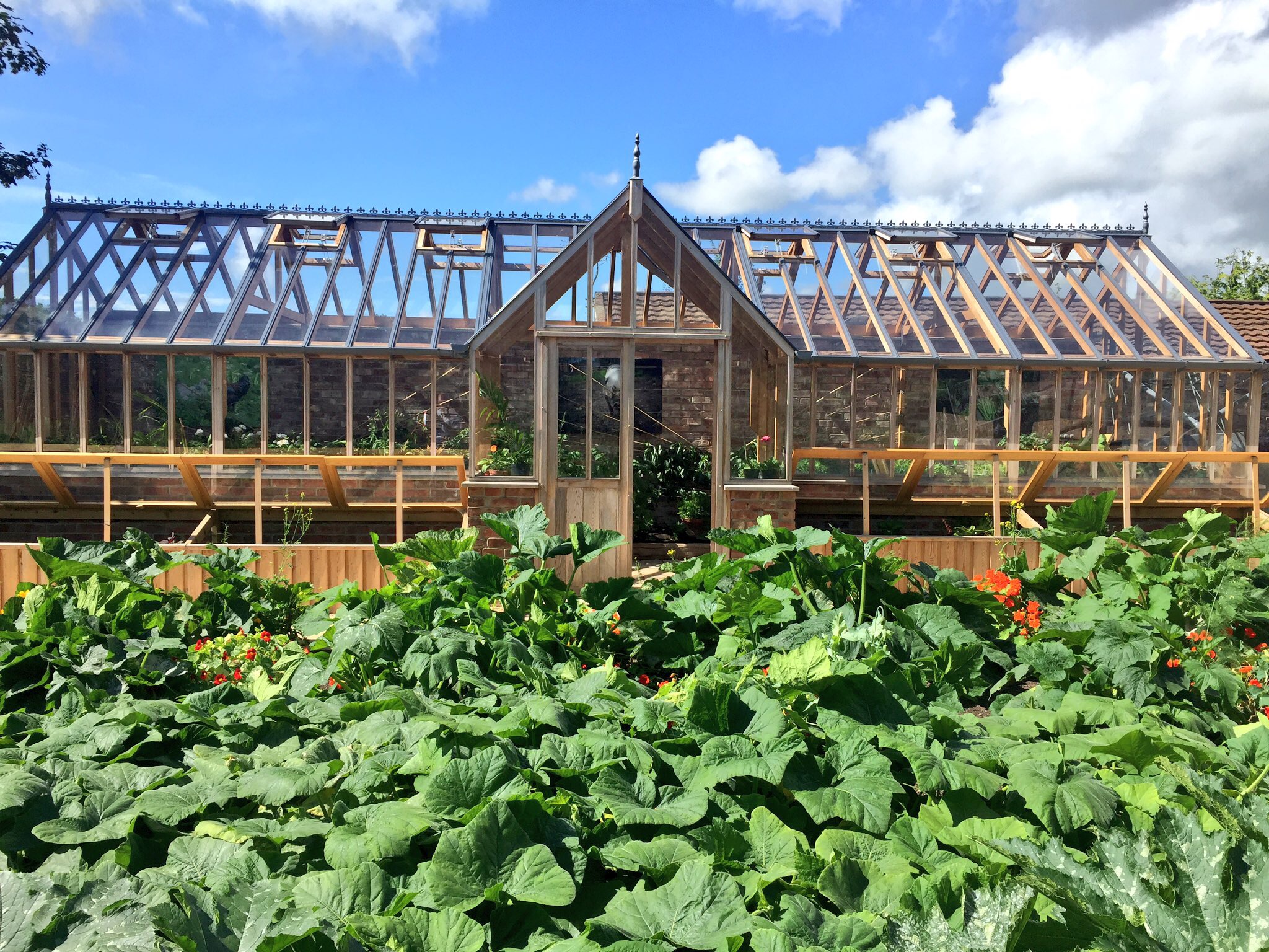 Greenhouse in Deer Park Country House, ideal for outdoor events and workshops.