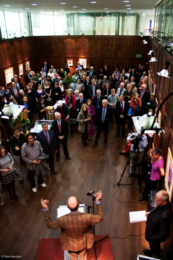 St Martins Hall event with diverse crowd networking in a formal setting.