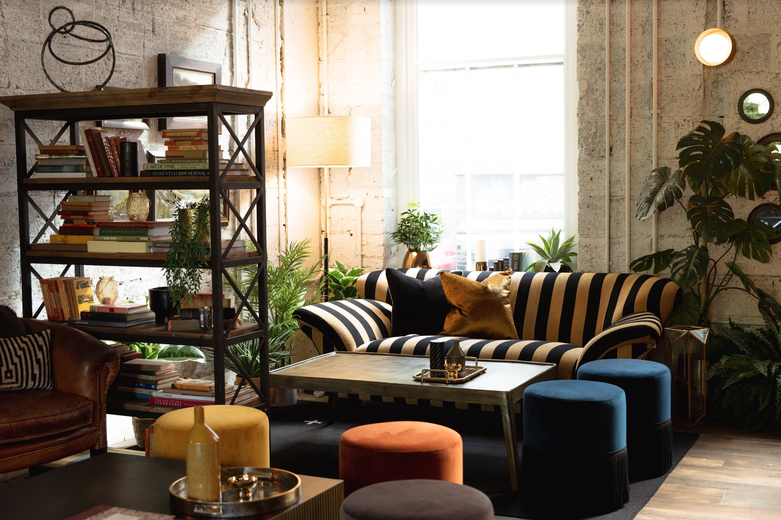 Stylish lounge area in The Hall, Kindred, ideal for networking events and meetings.