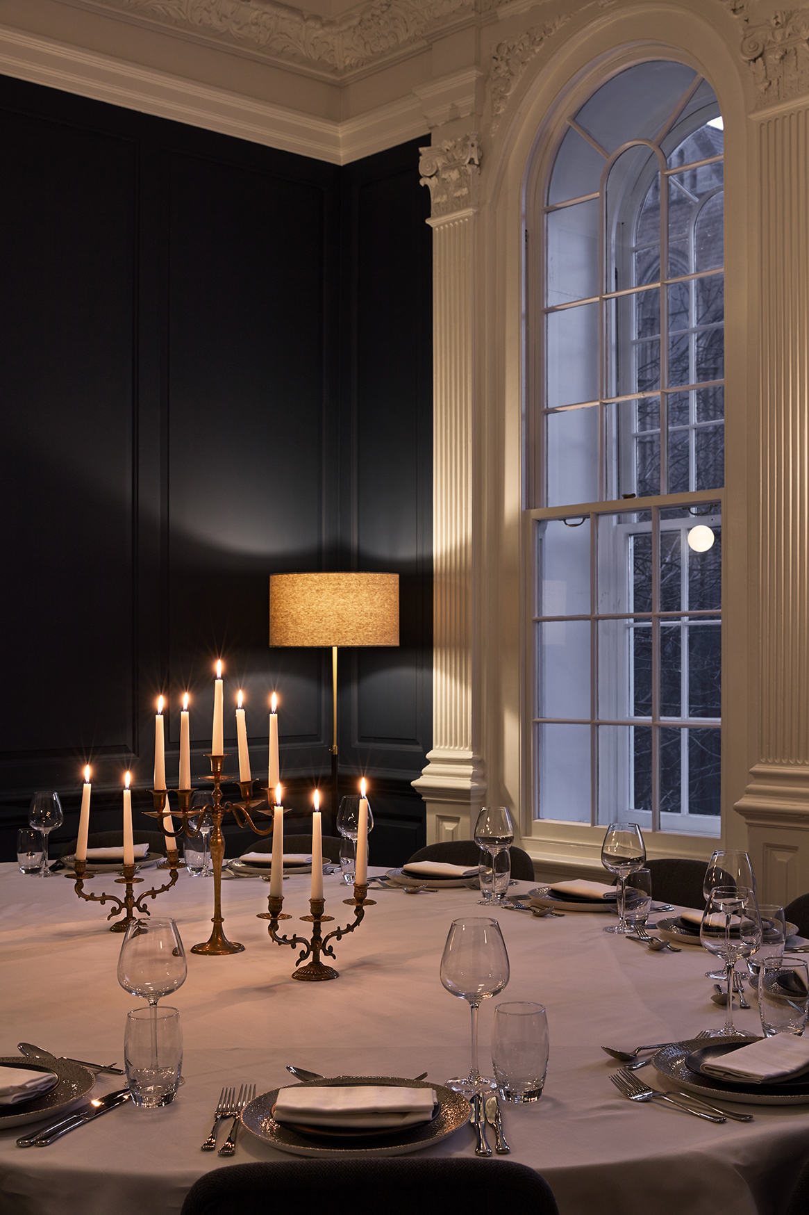 Elegant dining space in Butterwick Room, perfect for upscale events and corporate dinners.