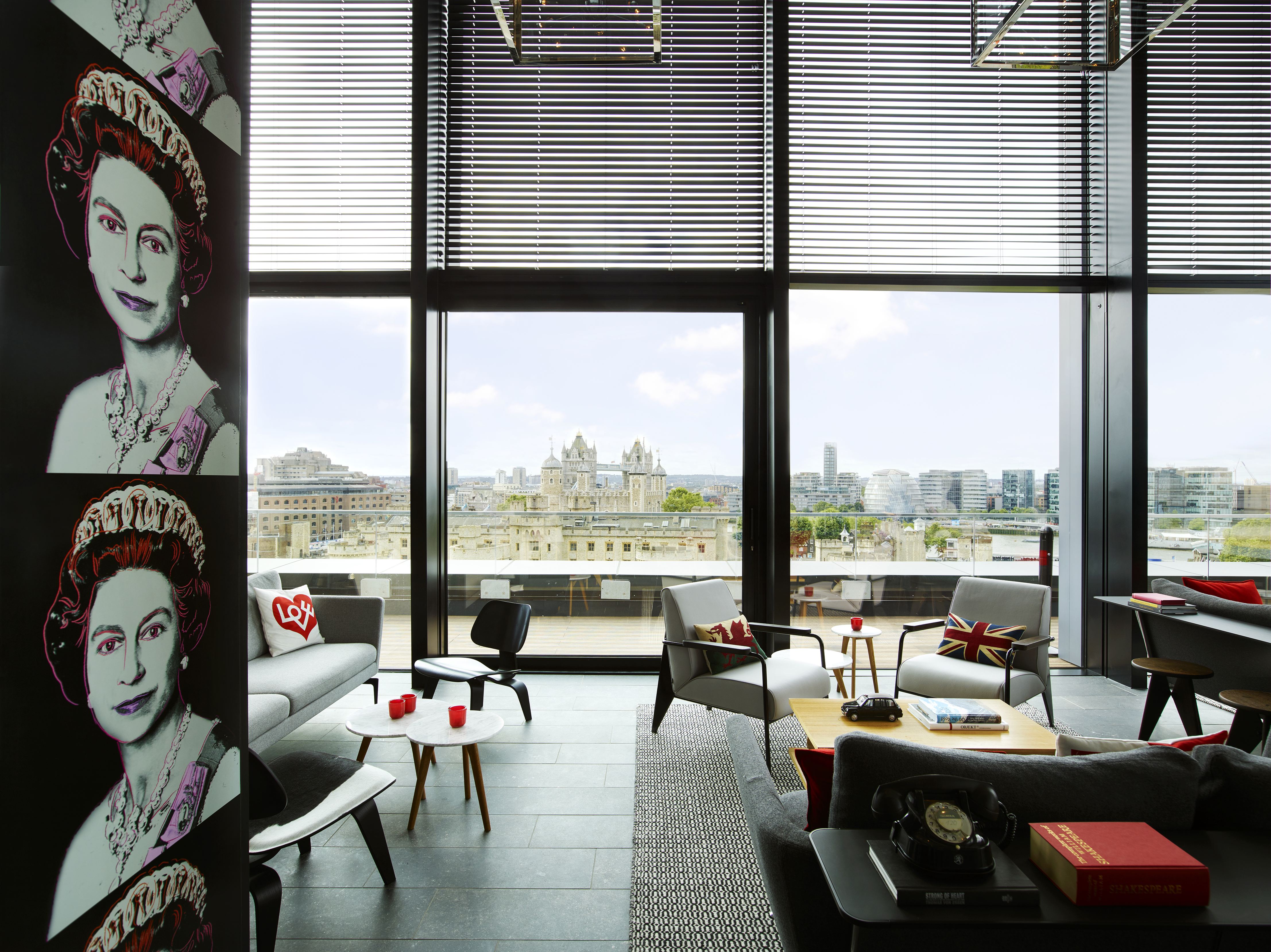 Modern meeting space in cloudM Tower, London with city views for corporate events.
