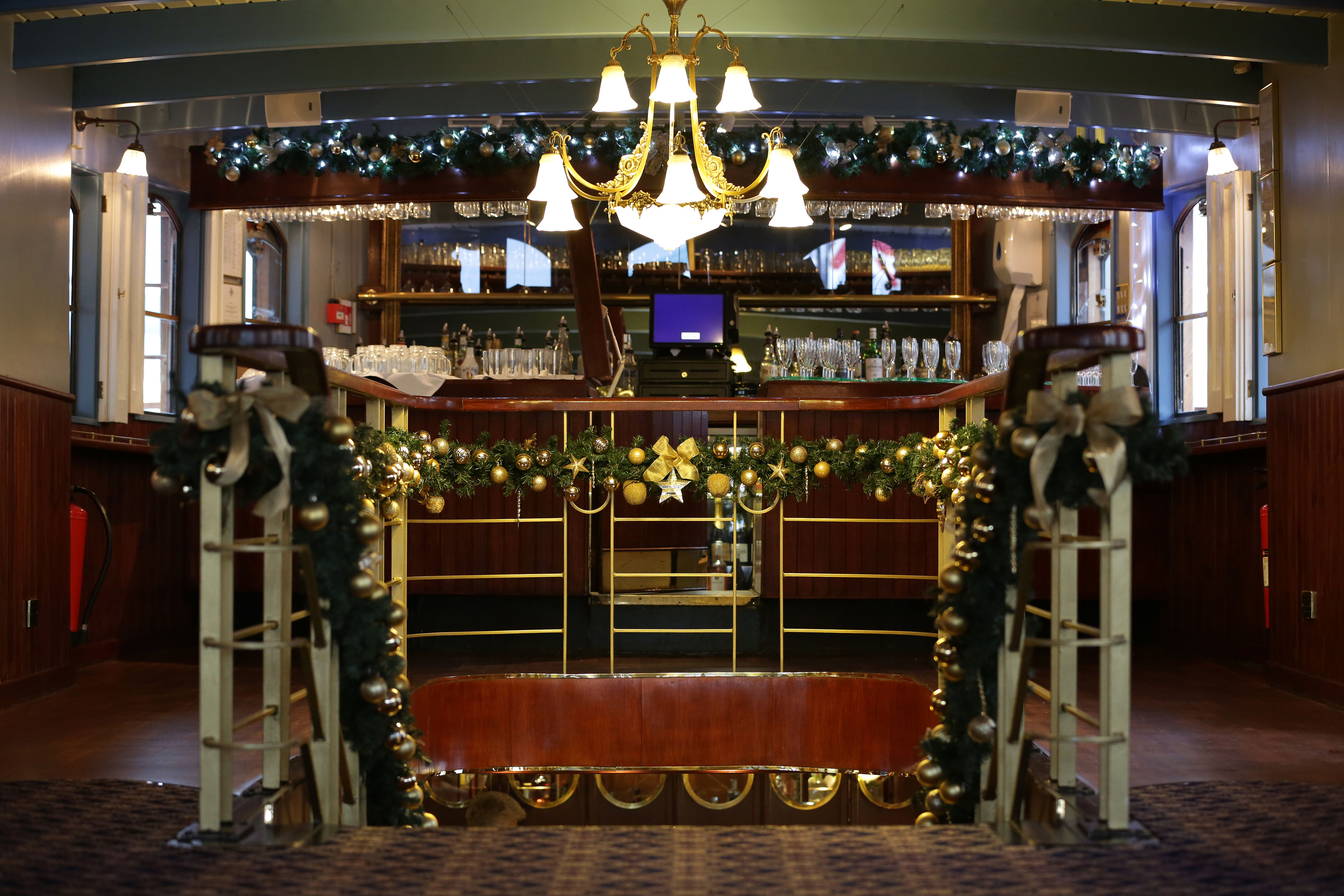 Elegant Elizabethan venue with festive decor, perfect for events and gatherings.