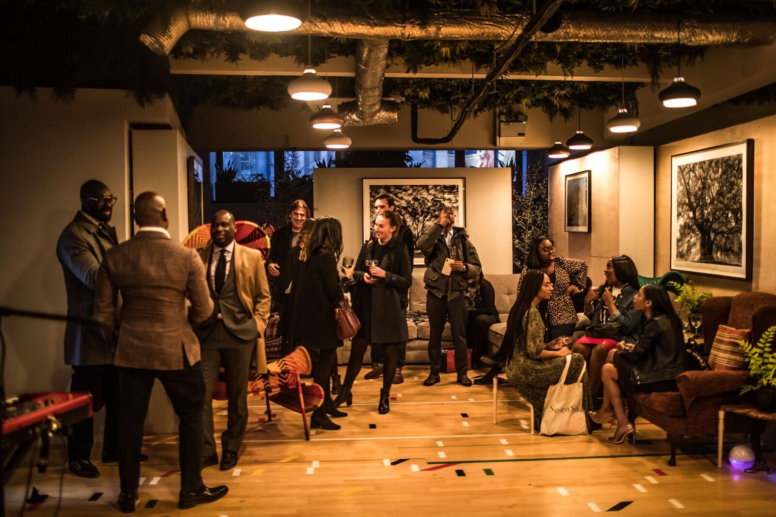 Main Lounge at ARBORETUM: inviting event space for networking and social gatherings.