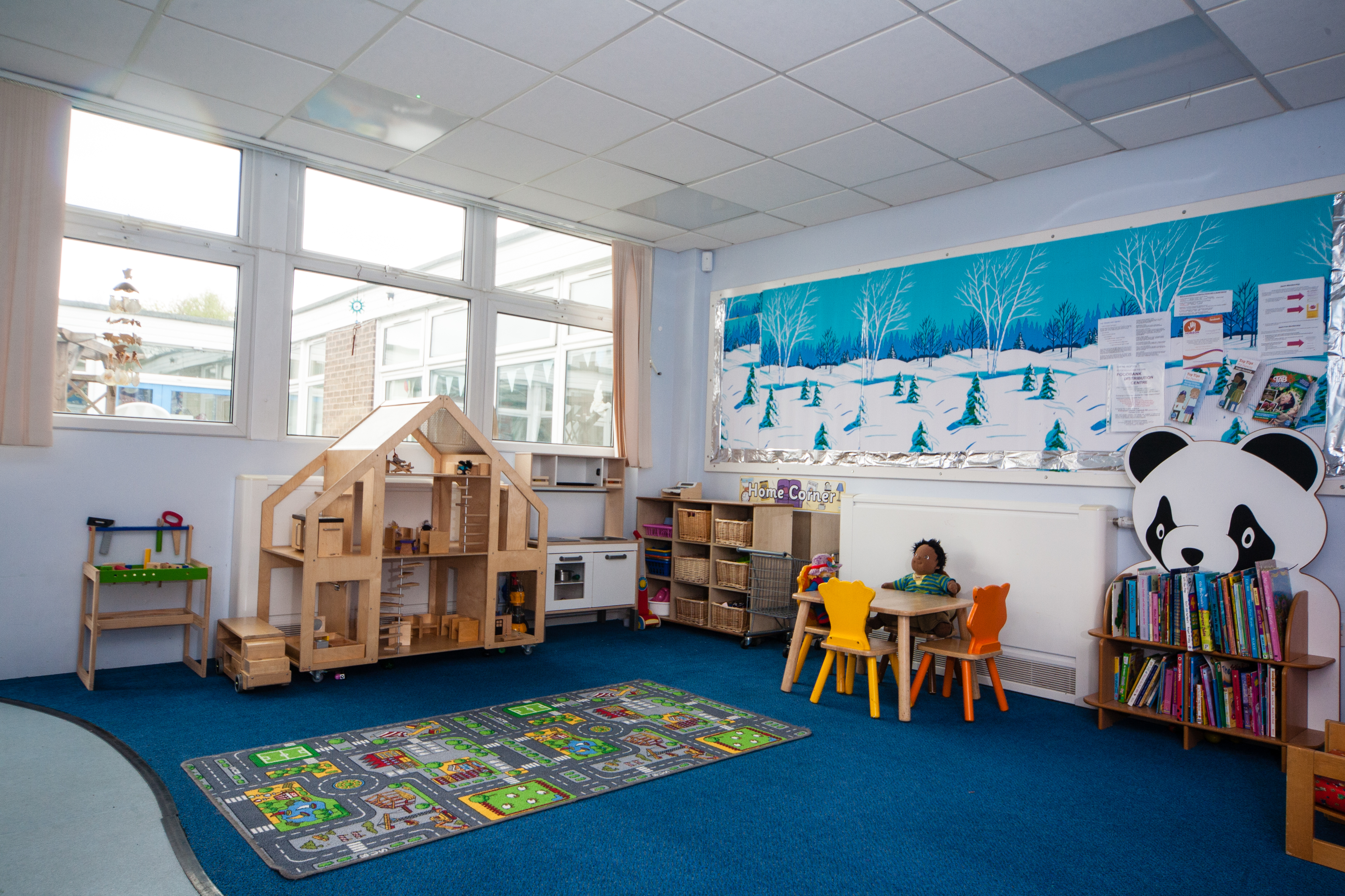 Bright early childhood classroom in Spark Burntwood, perfect for educational workshops and events.