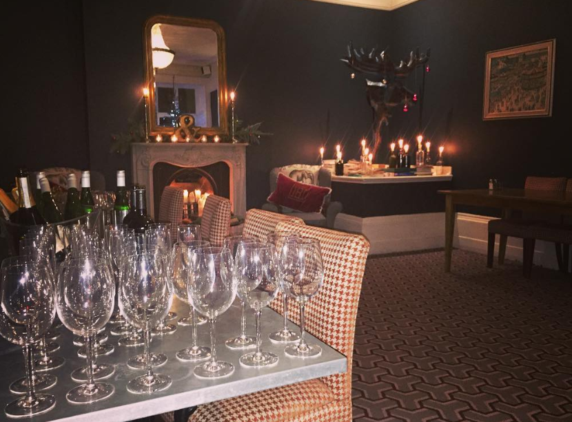 Cozy Lillie Lounge with elegant decor, ideal for intimate events and gatherings.