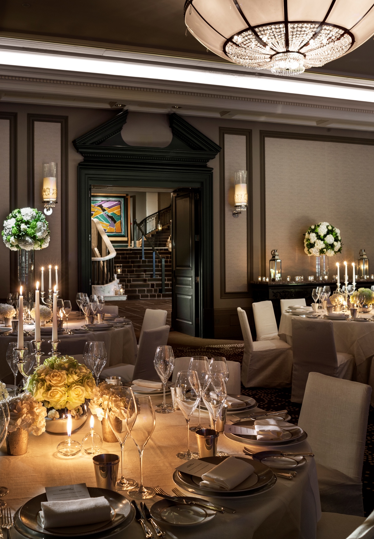 Elegant Grand Ballroom at Rosewood London, perfect for weddings and corporate events.