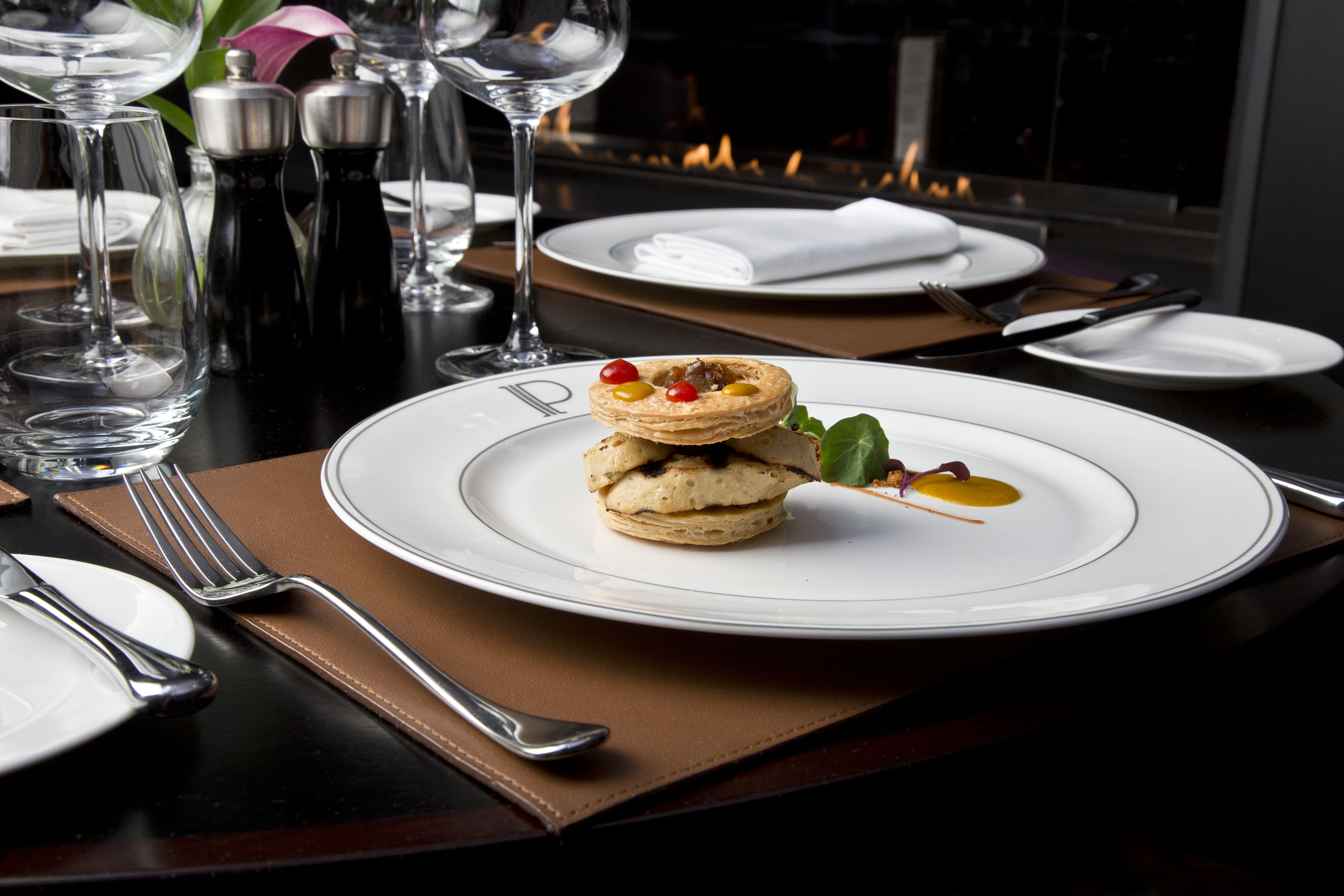 Elegant dish at POTUS Bar, Crowne Plaza London - perfect for upscale events and gatherings.