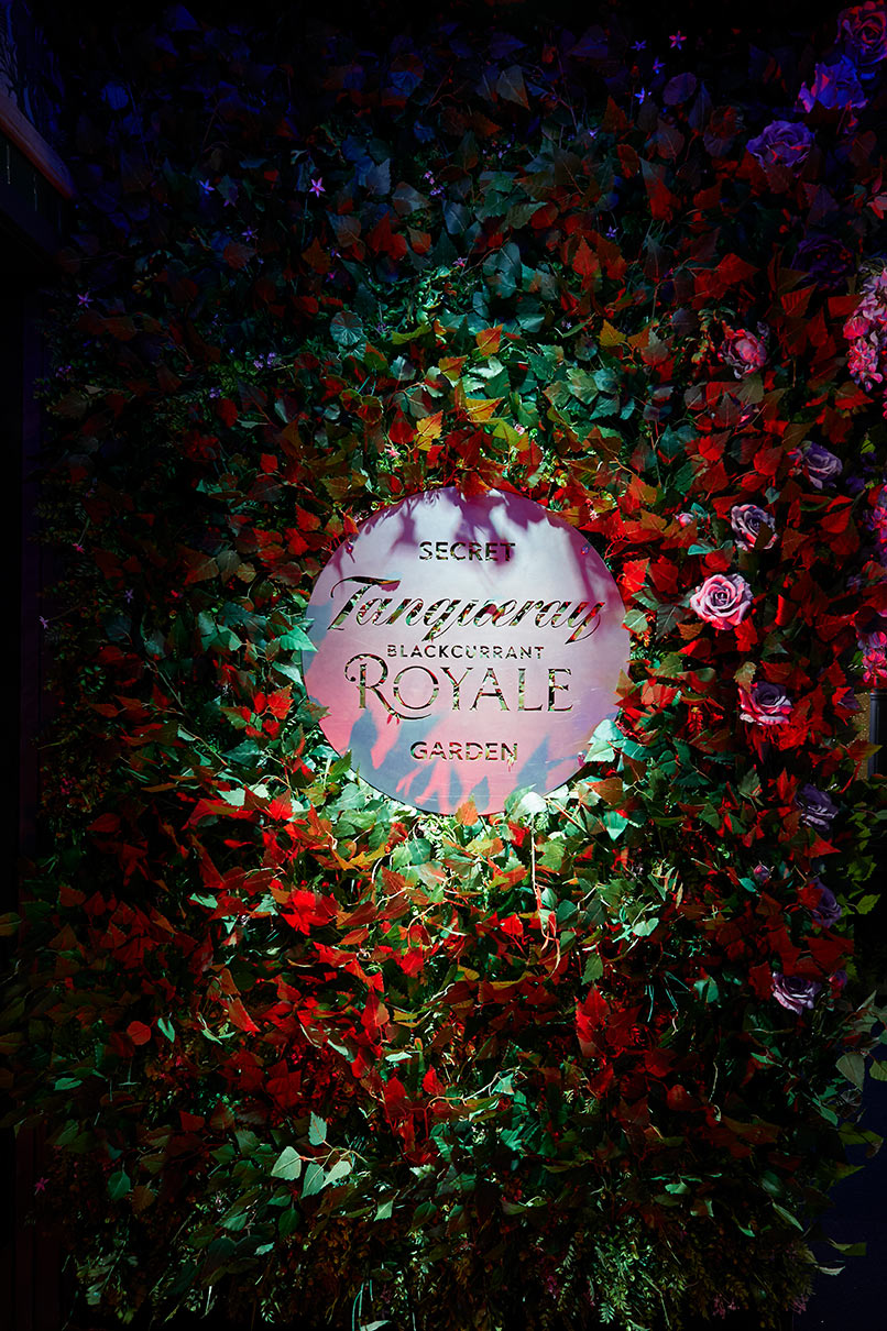 Vibrant floral backdrop at Le Jardin for product launches and themed events.