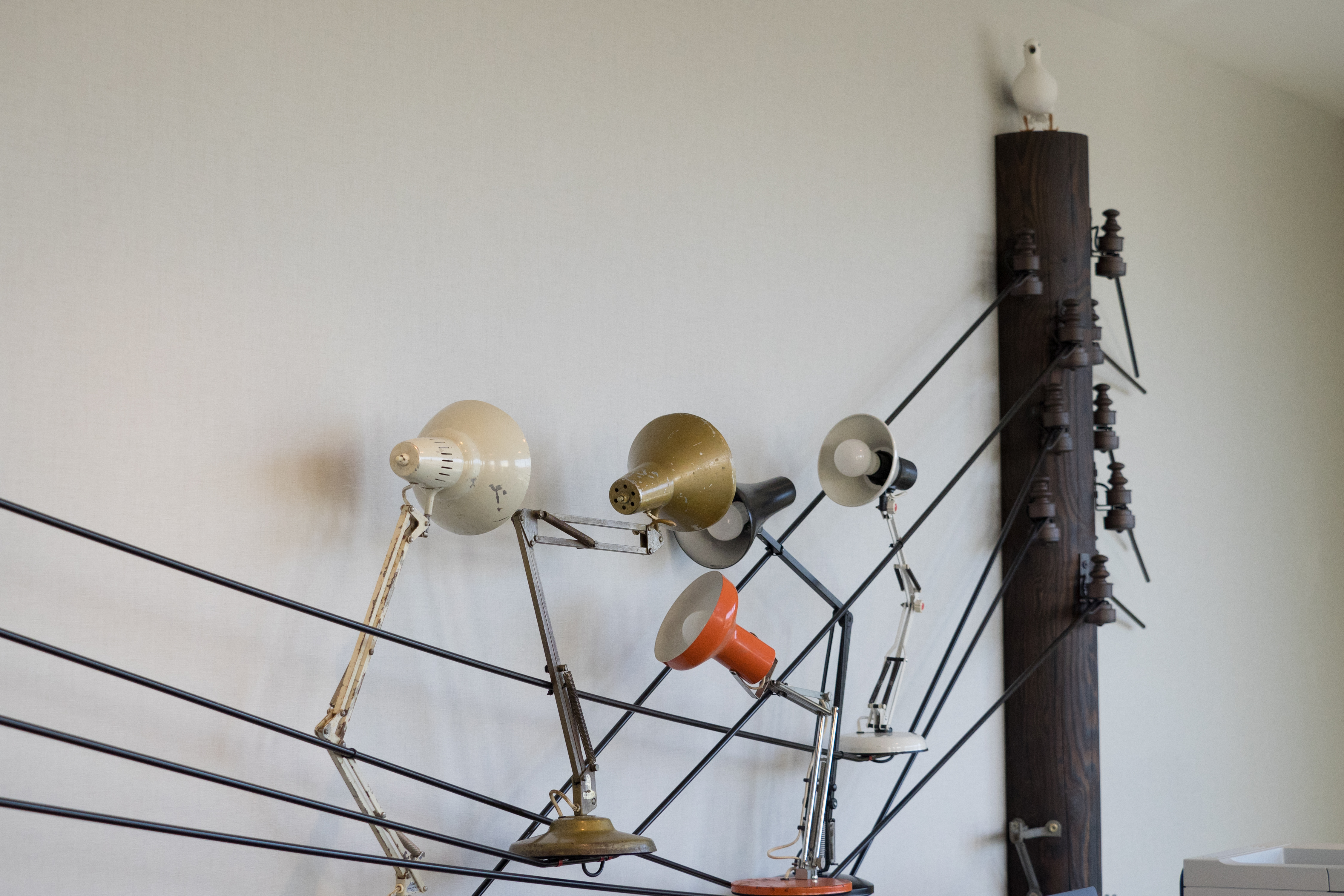 Artistic lamp installation at Poise, Hilton Bournemouth for memorable event ambiance.