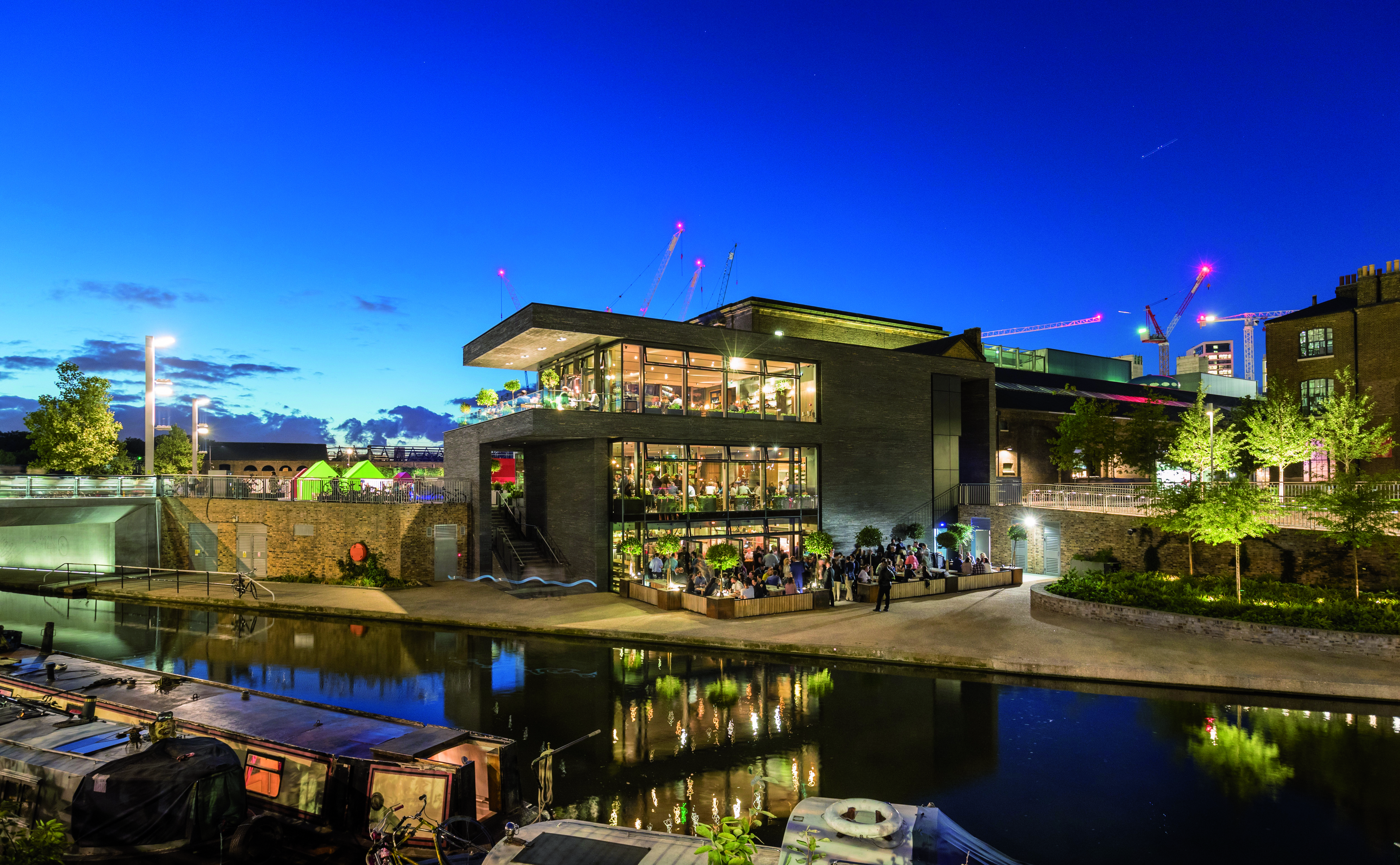 First Floor Dining Room at The Lighterman: modern venue for meetings and events.