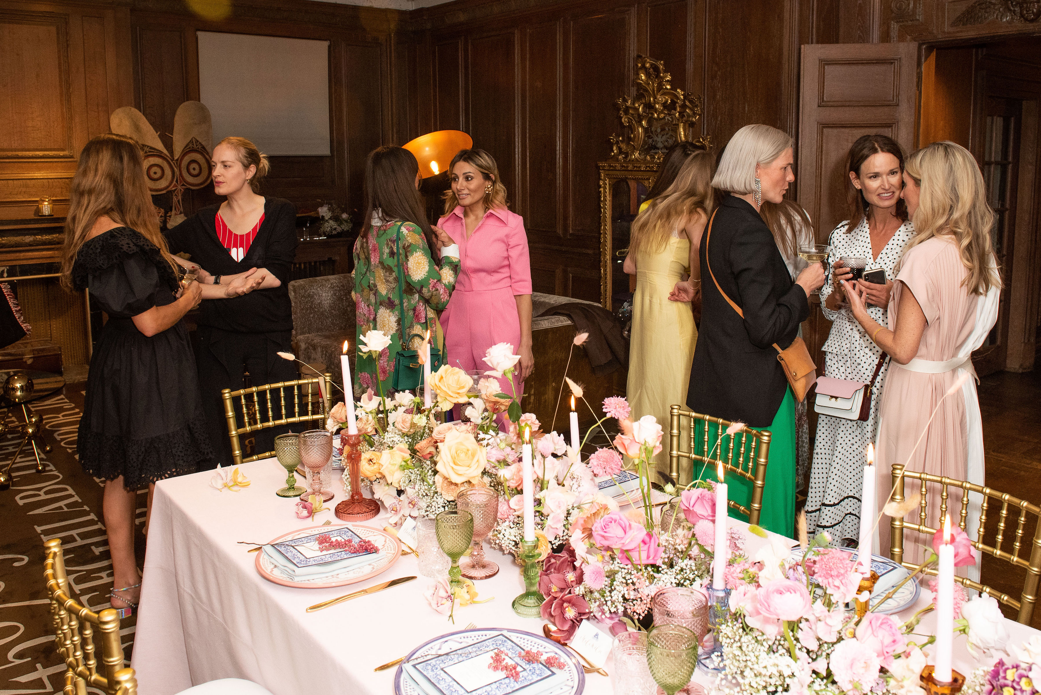 Elegant event space in Grande Salle, Maison Assouline, ideal for gatherings and networking.