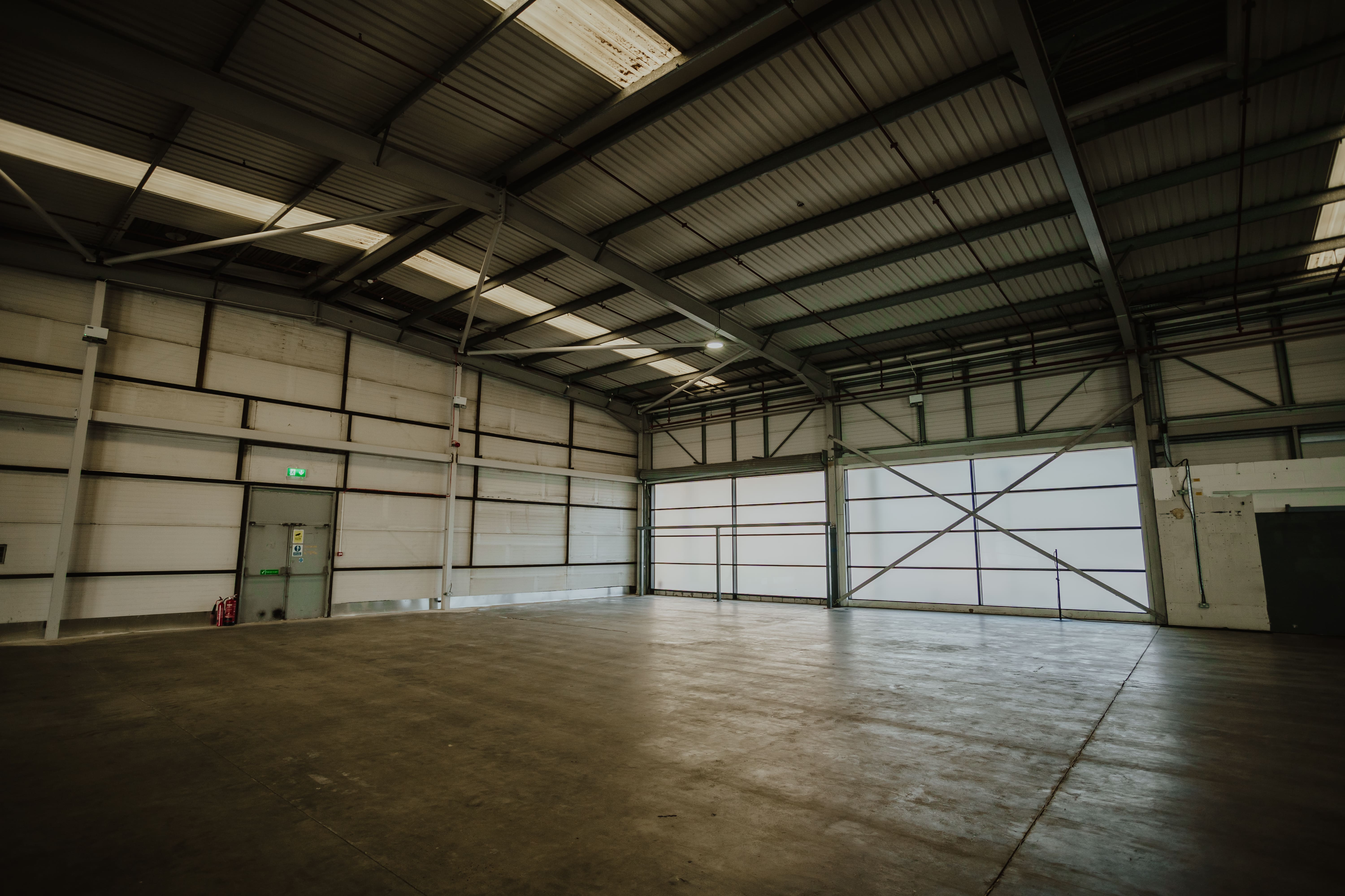 Spacious industrial venue in Dock X London, perfect for corporate events and trade shows.