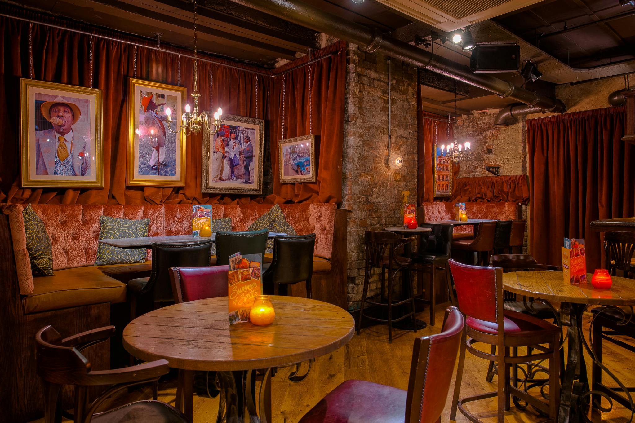 Cozy Little Havana room at Embargo Republica, perfect for intimate gatherings and events.