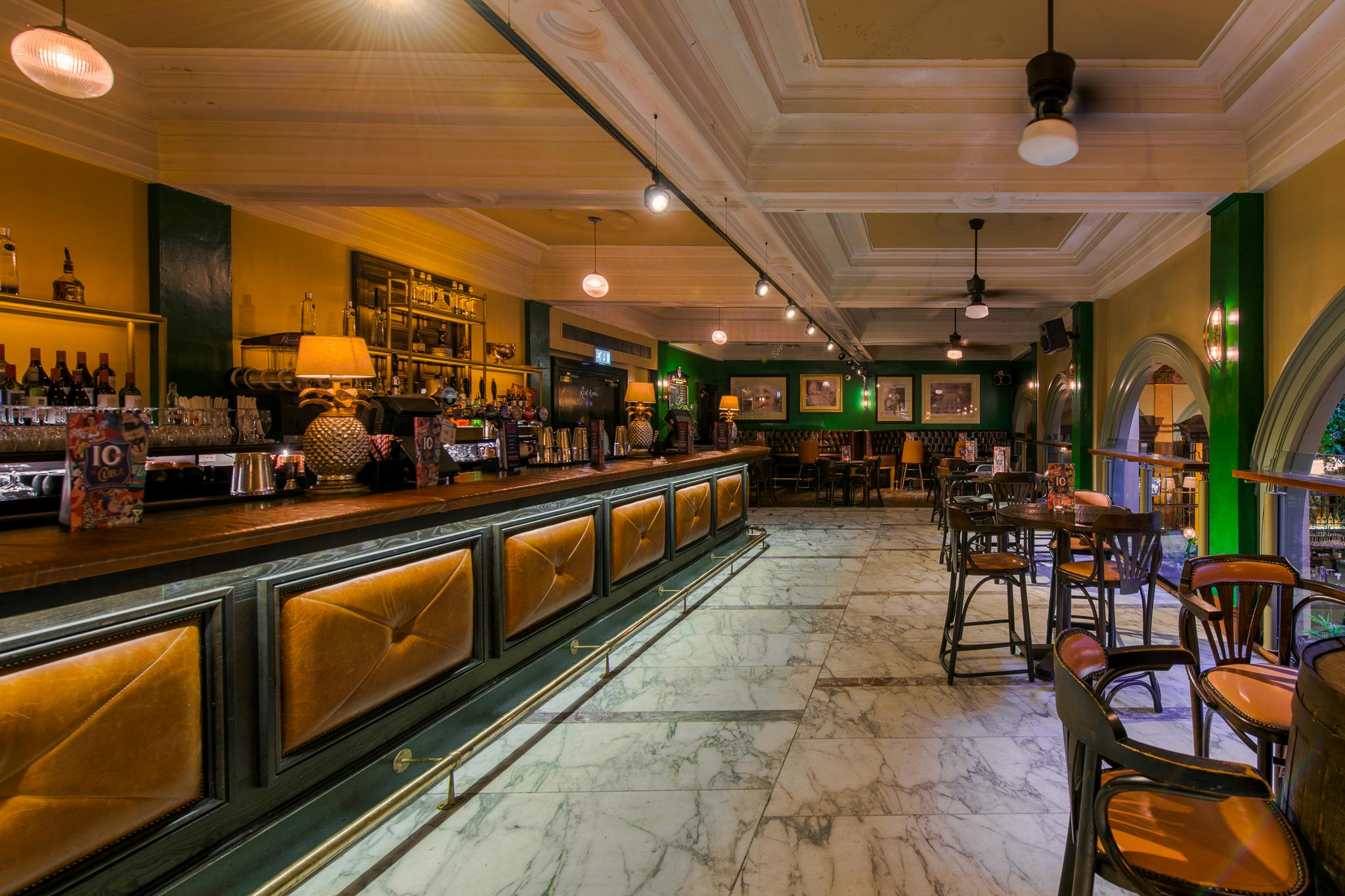 Stylish bar in Little Havanna, Embargo Republica, ideal for networking events and gatherings.