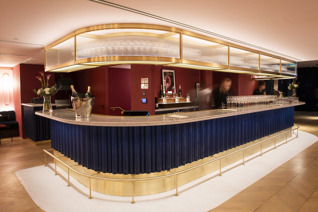 Elegant bar area in The Boulevard, perfect for corporate events and receptions.