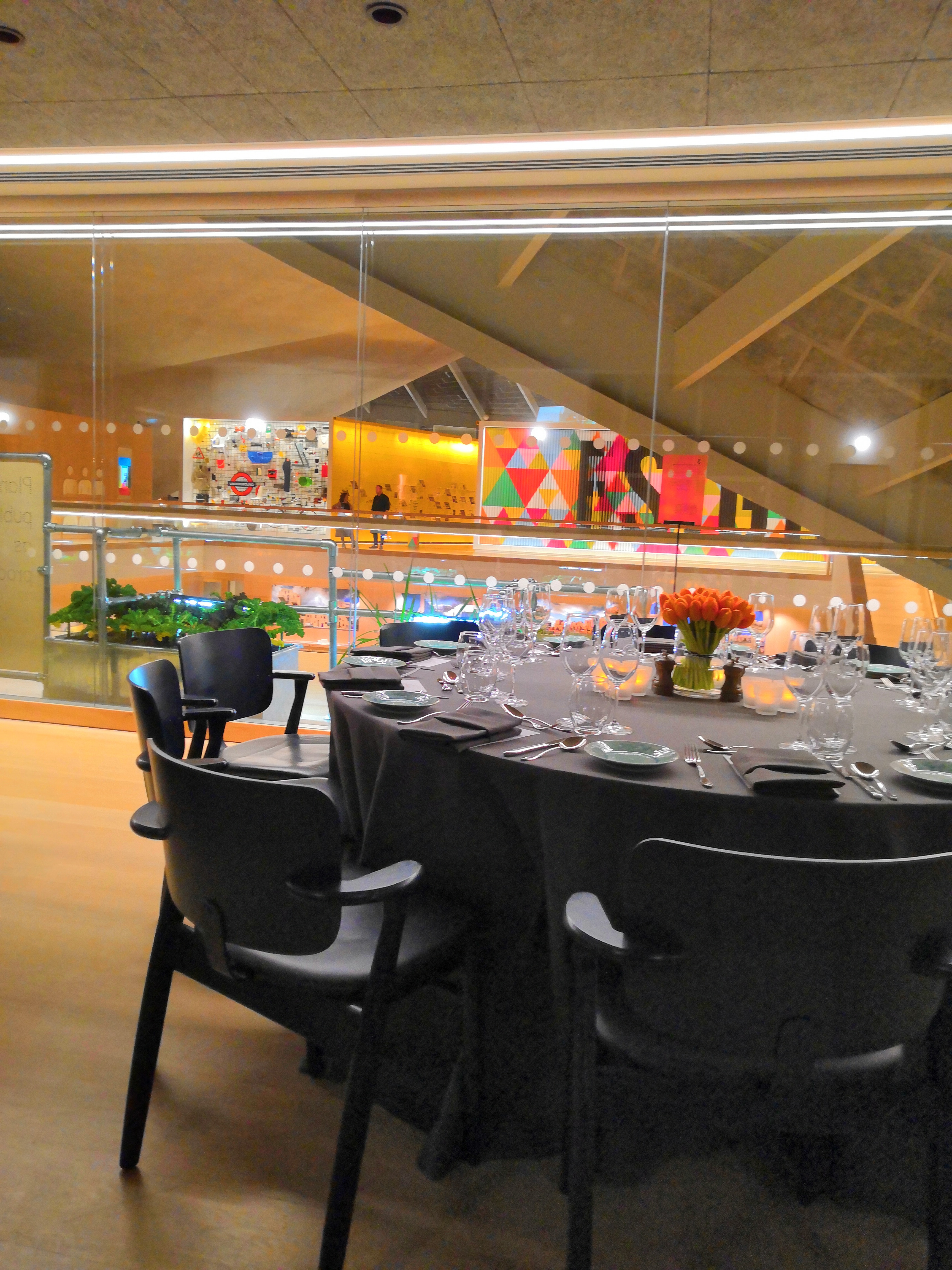 Elegant dining setup in Sachs Family Park Room, ideal for corporate events and celebrations.