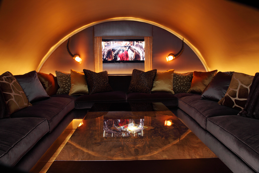 Stylish lounge in The Vault, ideal for VIP events and networking gatherings.