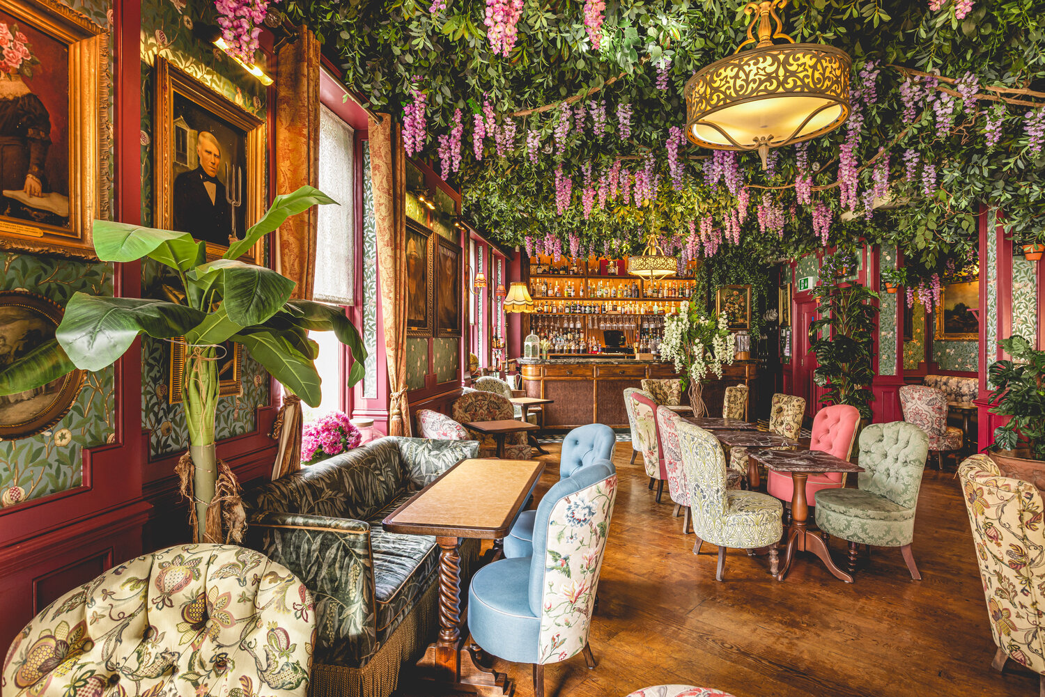 Full Venue Hire at Botanical Tavern with lush greenery for upscale events and gatherings.