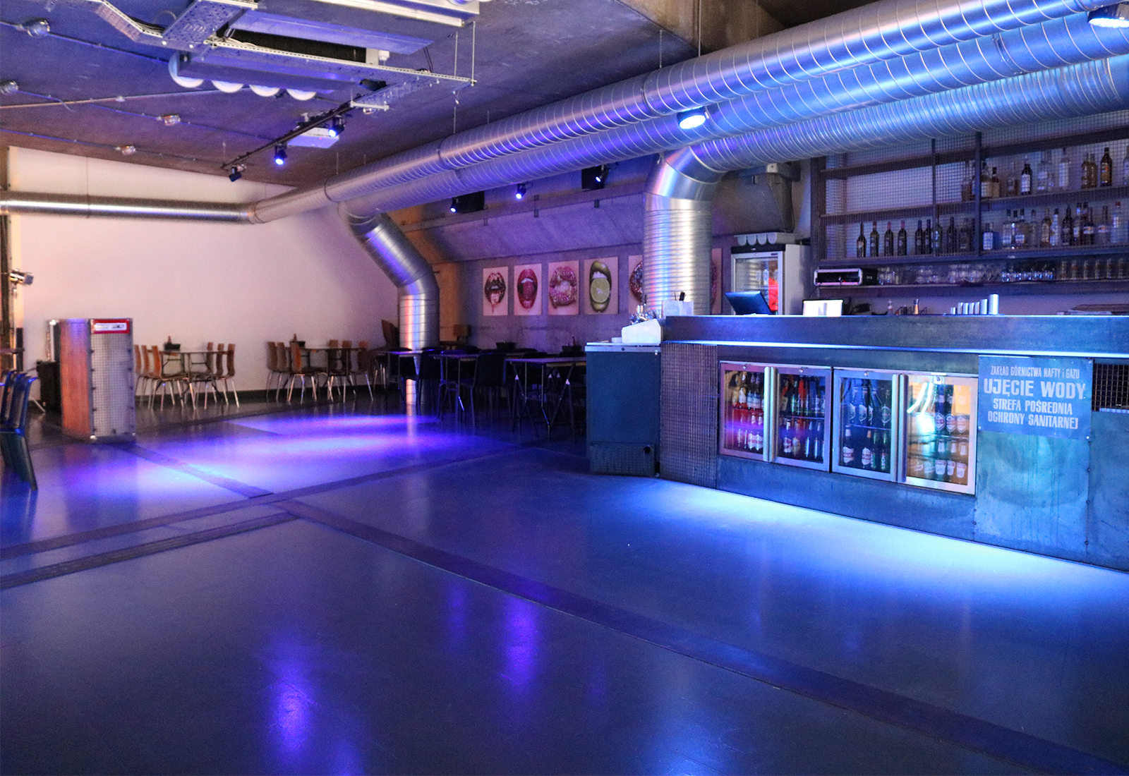 Modern event space at The Platform, Southbank with sleek bar and adjustable lighting.