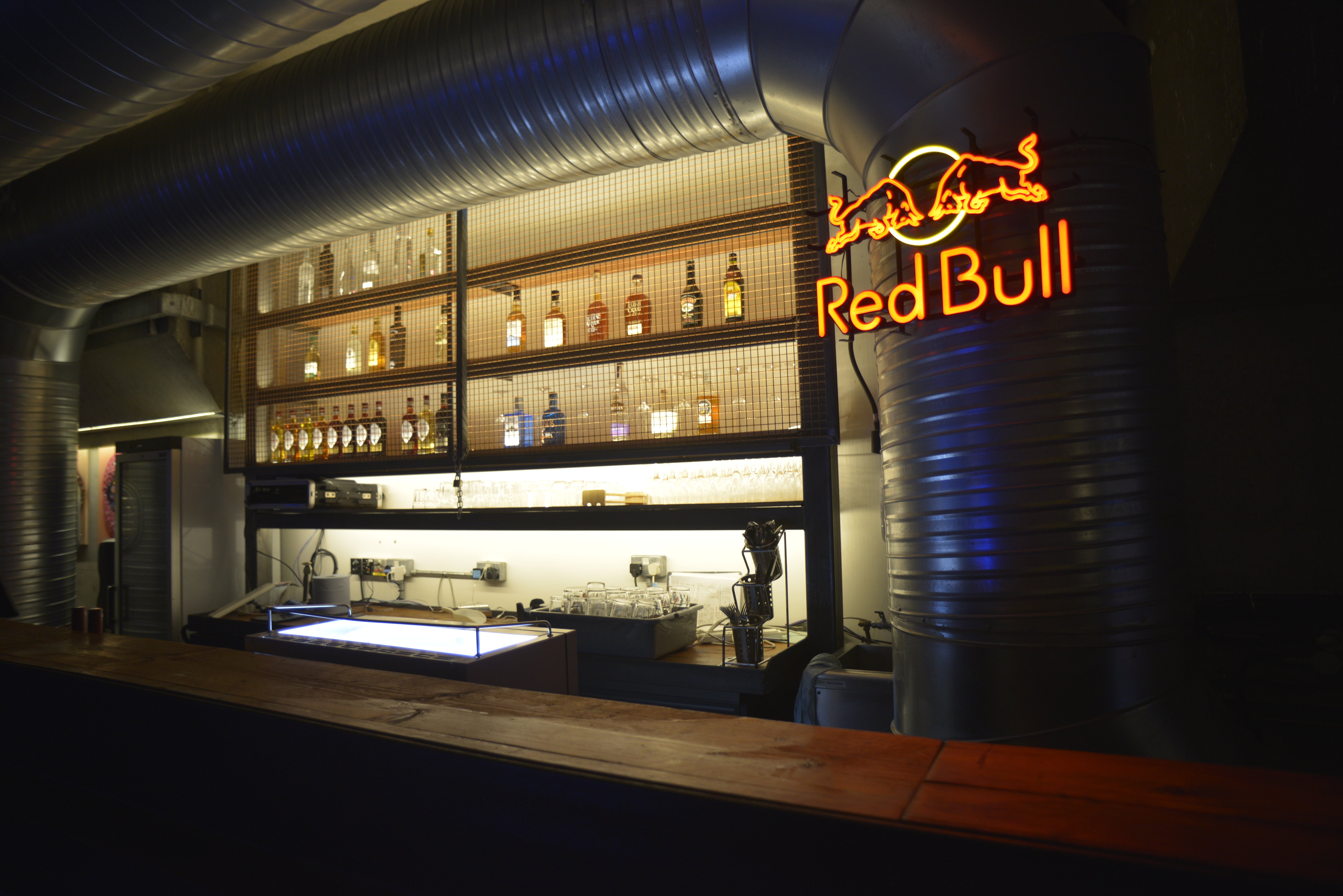 Sleek bar setup at The Platform, ideal for networking events and celebrations.