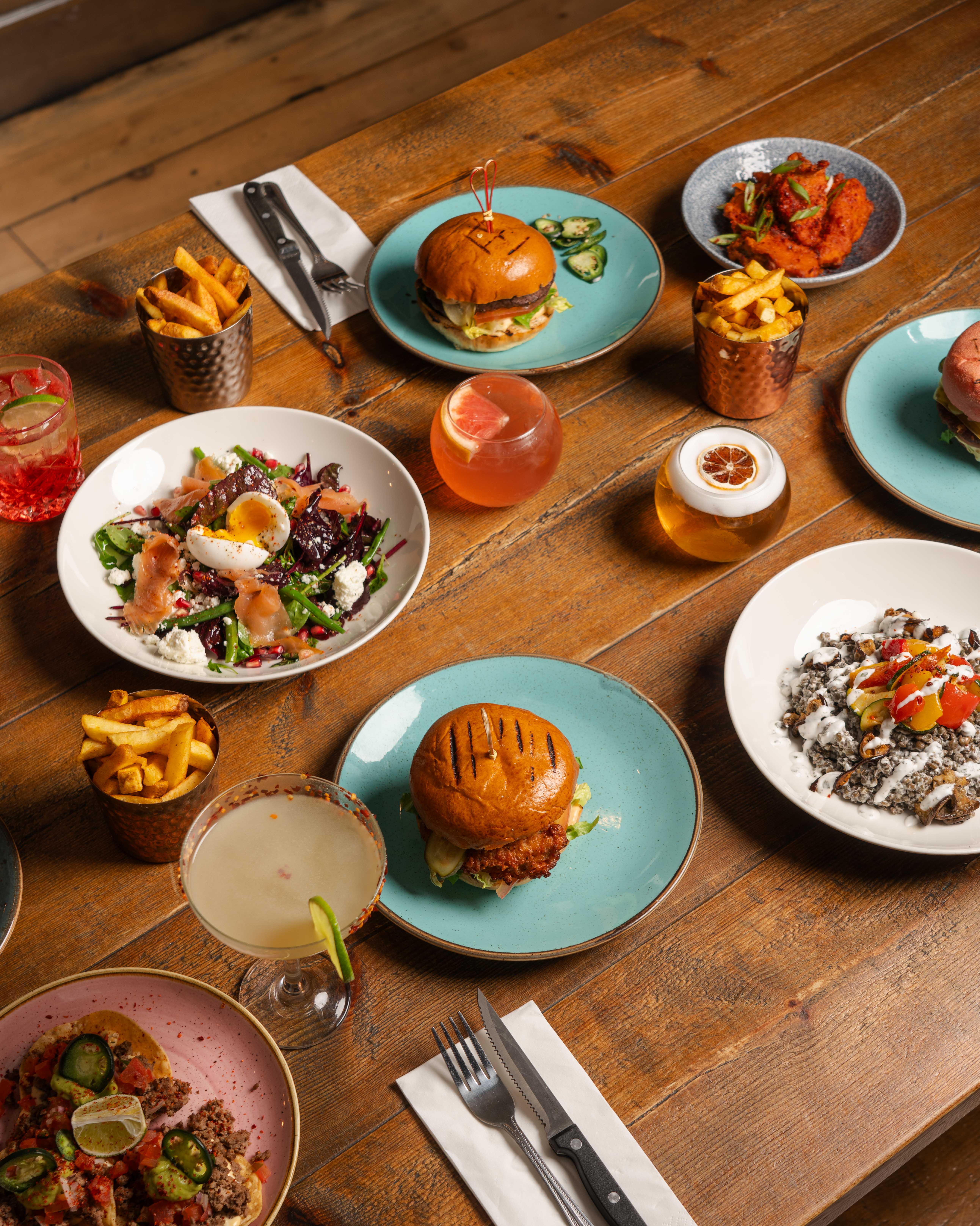 Vibrant dishes at Paradiso Soho for networking events and corporate gatherings.