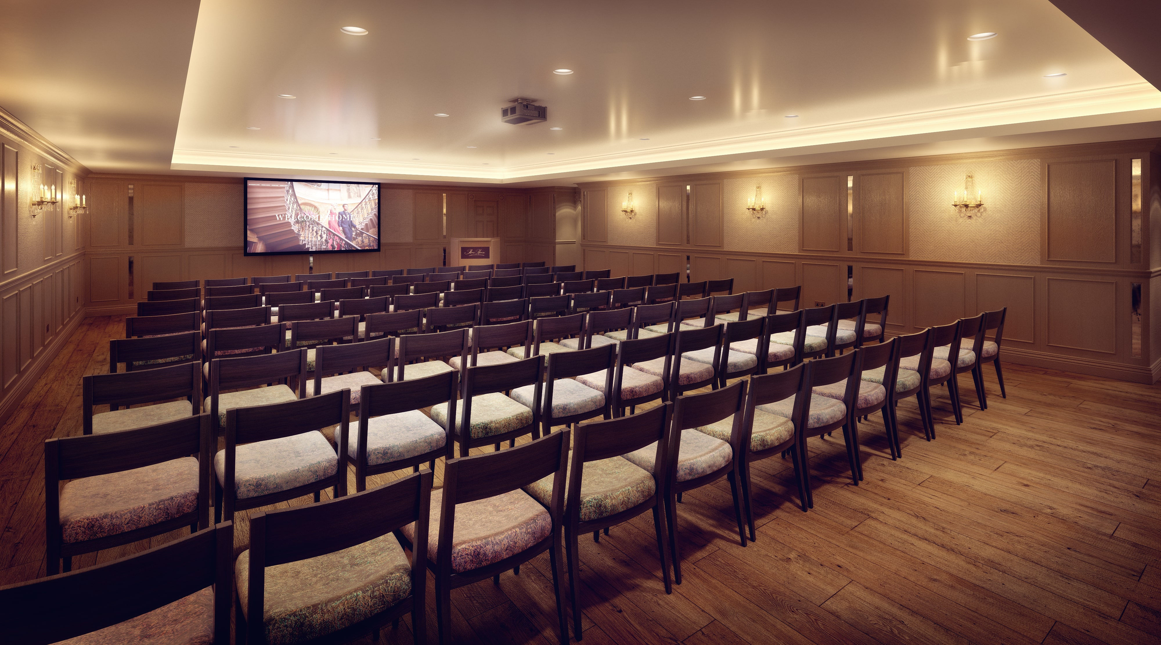 Montagu Room at Home Grown Club: elegant meeting space for corporate events and workshops.