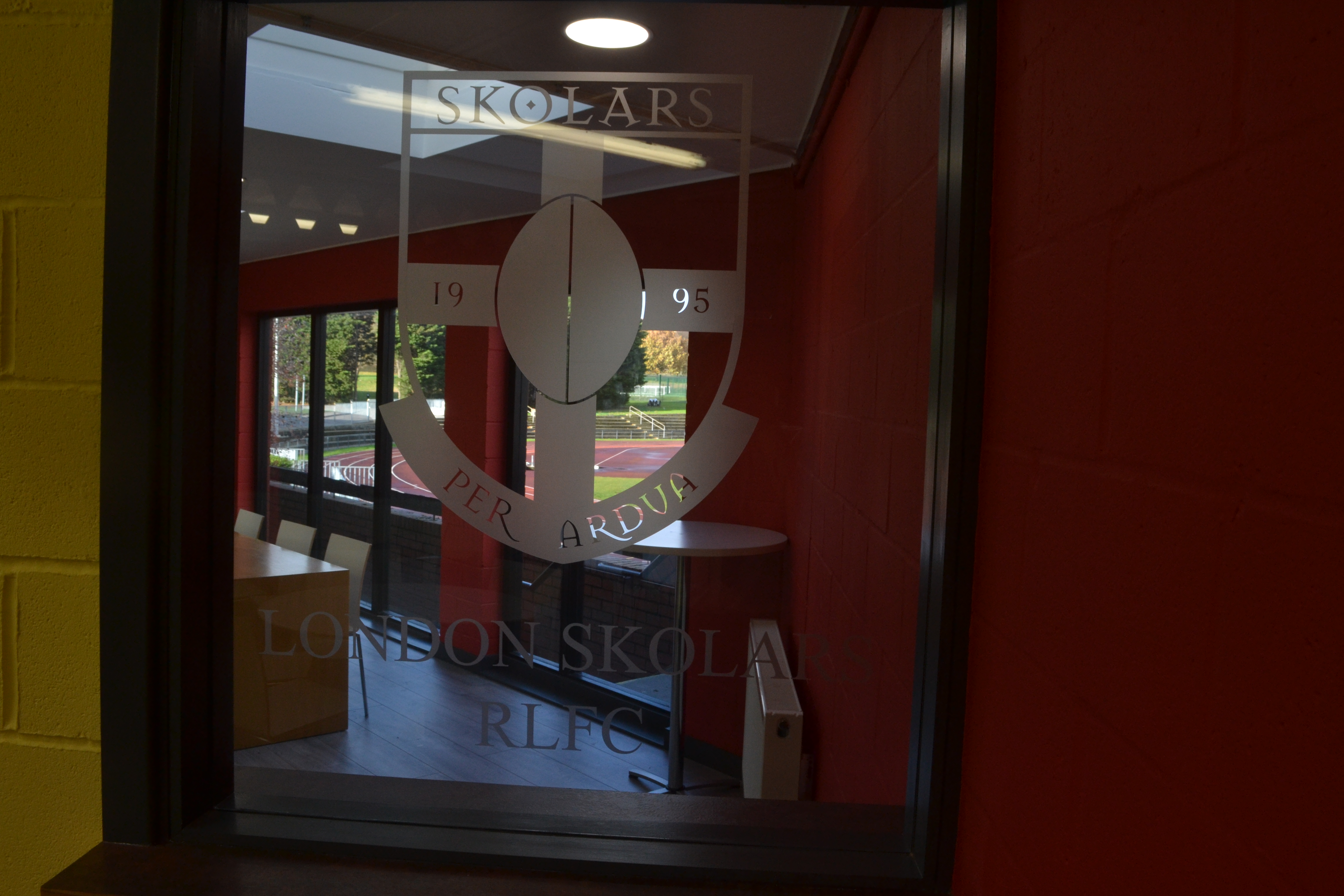 Modern Function Room & Bar at London Skolars RLFC, ideal for events and team-building.