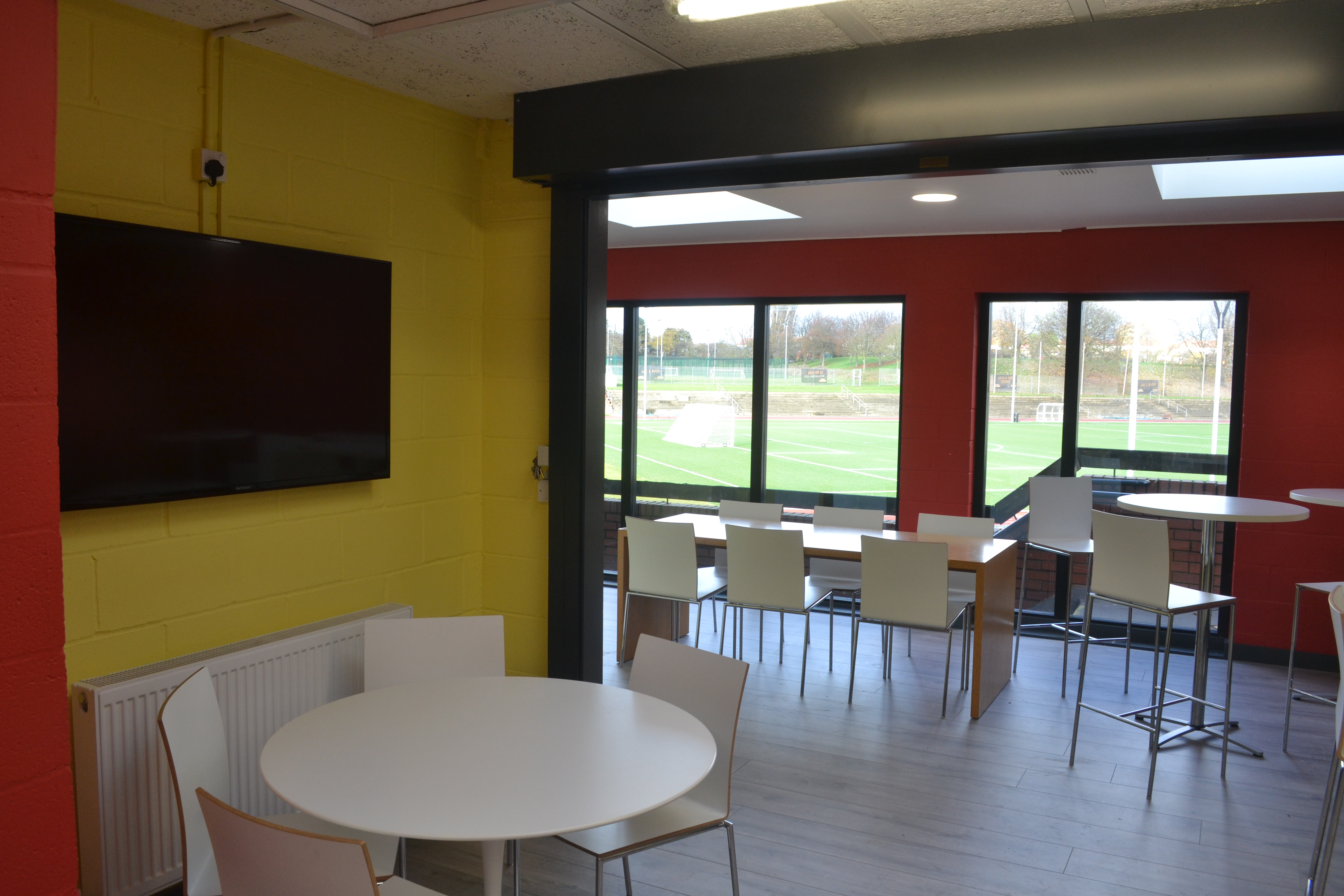 Function Room & Bar at London Skolars RLFC, modern space for meetings and events.