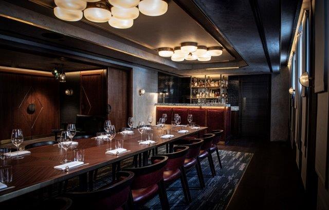 Sophisticated private dining room at Lucky Cat, ideal for exclusive events and networking.