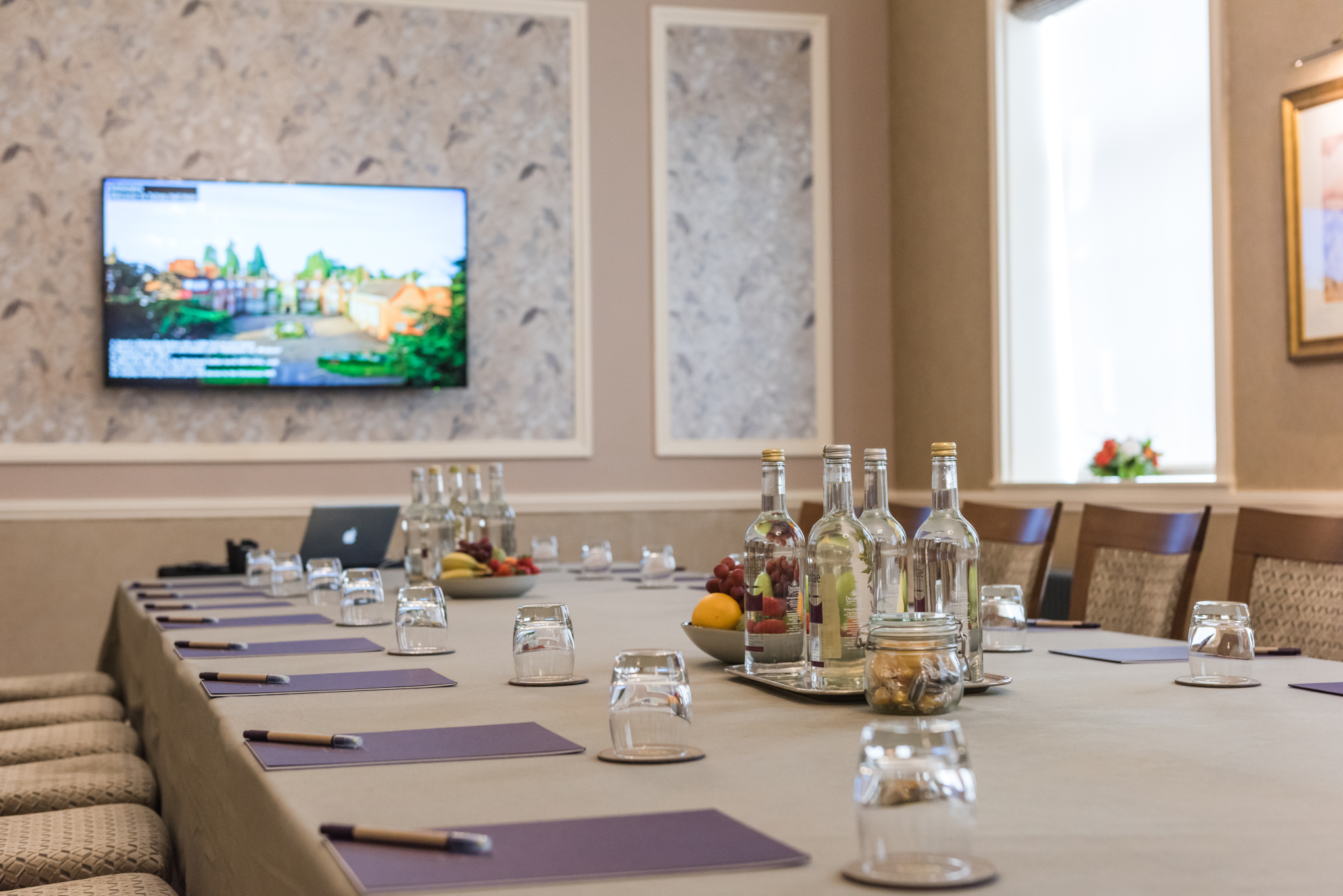 Rotherwick meeting room at Tylney Hall, ideal for corporate events and presentations.