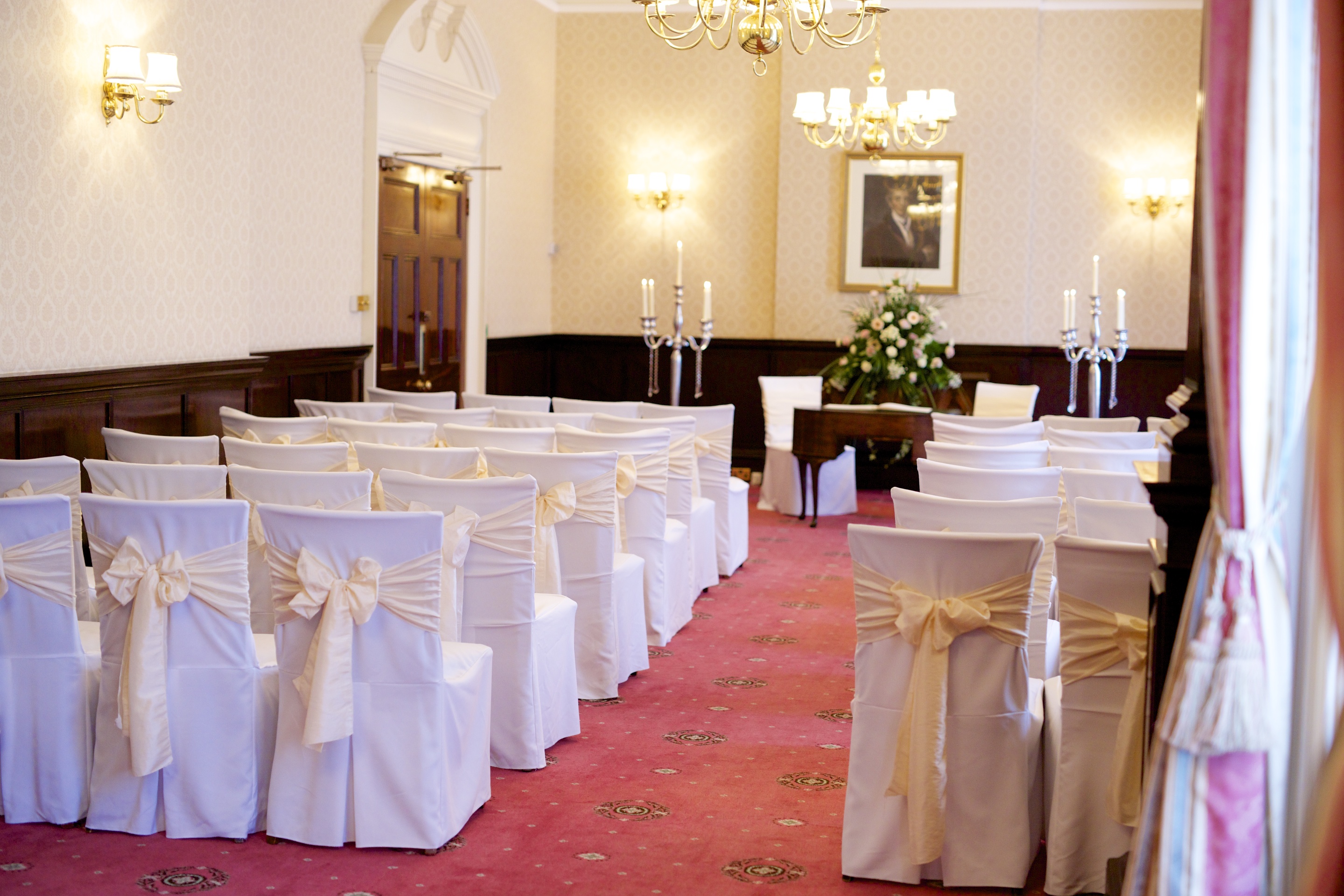 Elegant event space in The Dukes Room, Grand Hotel Eastbourne, perfect for weddings and meetings.