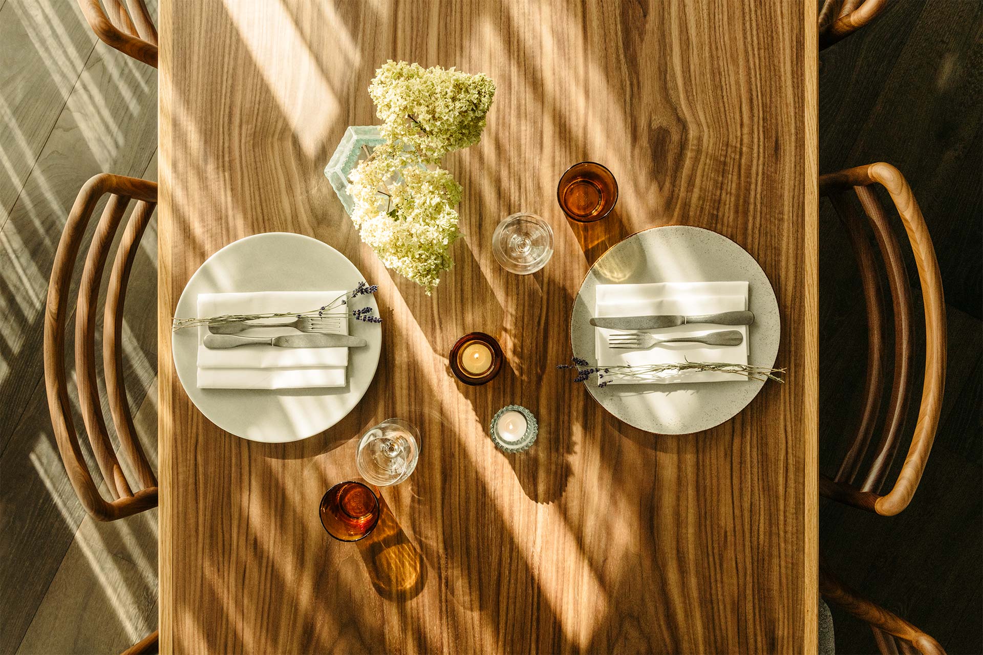 Elegant dining table setup in The Hoxton Southwark for intimate gatherings or corporate events.