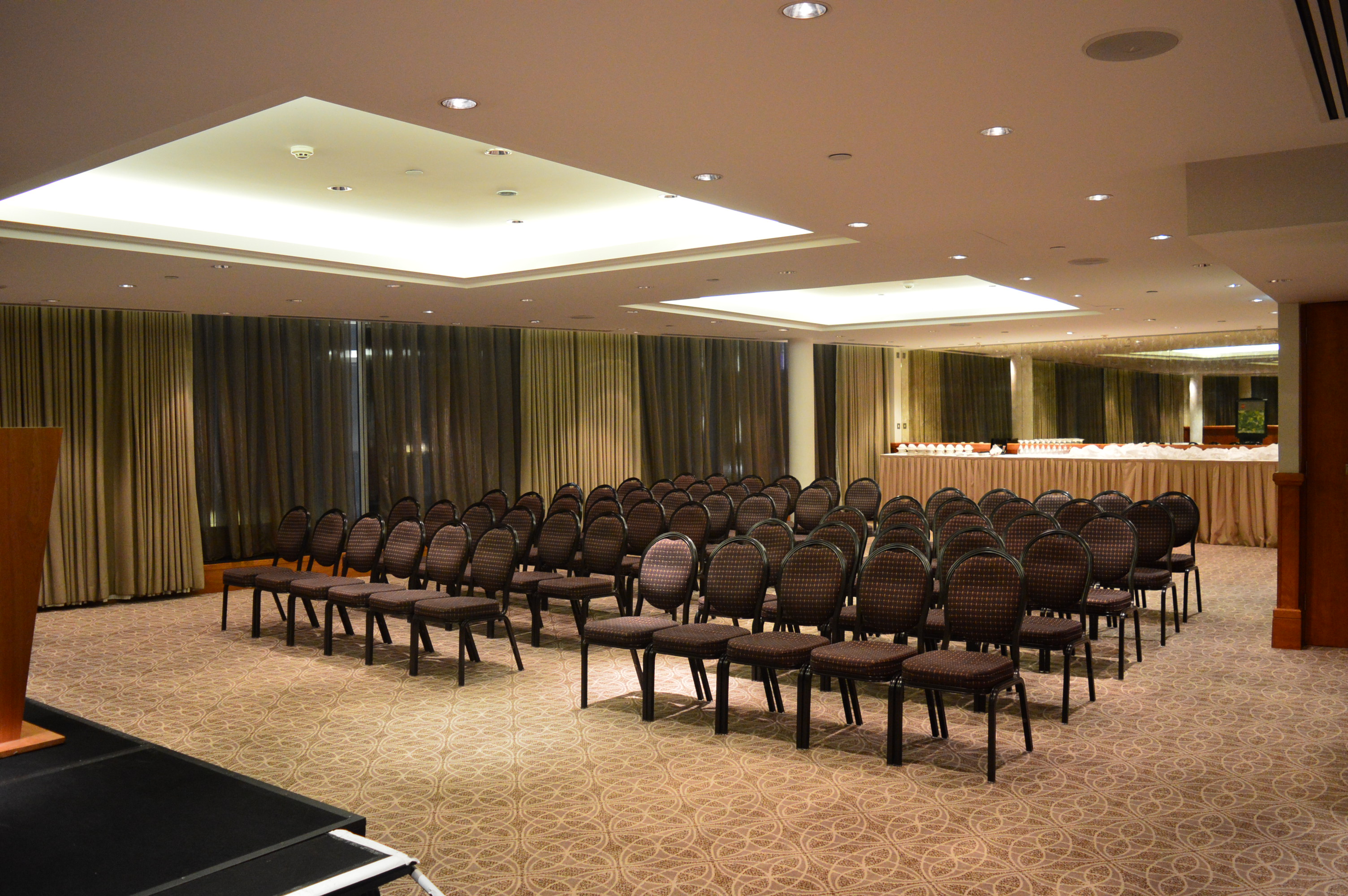 York Suite meeting space at Royal Garden Hotel, ideal for presentations and workshops.