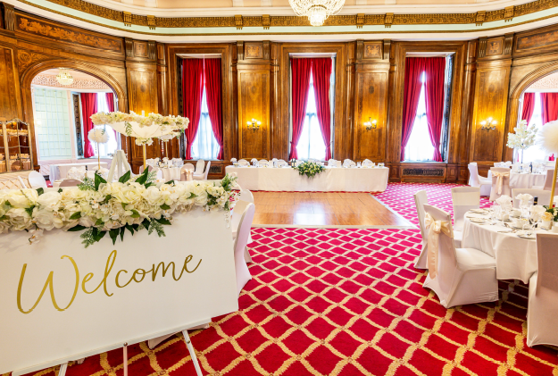 Elegant Sefton Suite at The Adelphi Hotel, perfect for weddings and upscale events.