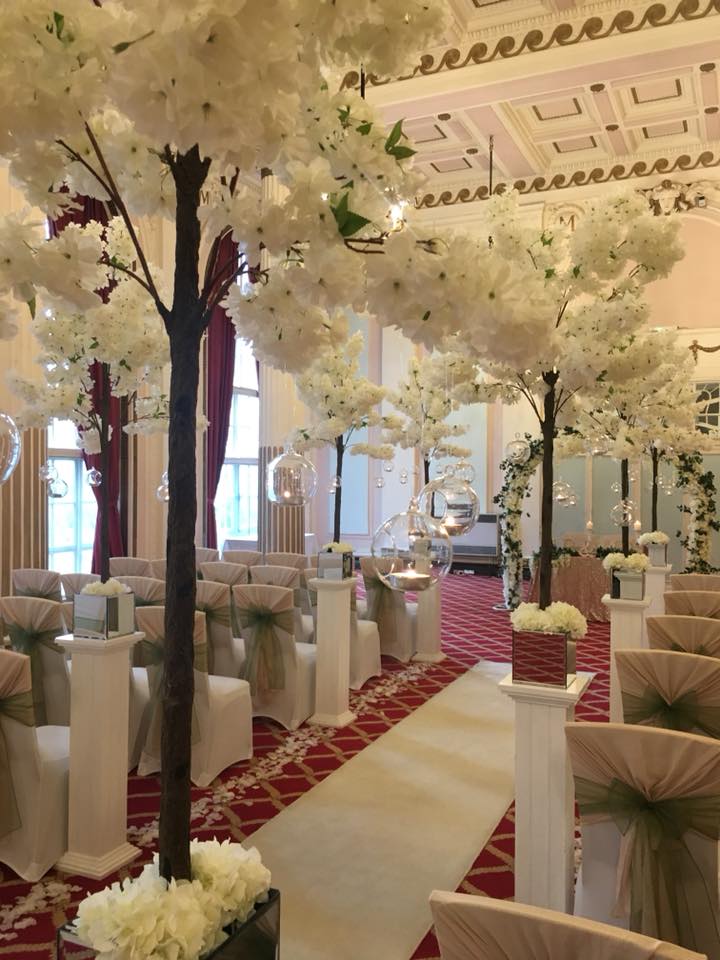 Elegant Derby Suite at The Adelphi Hotel, perfect for weddings and upscale events.