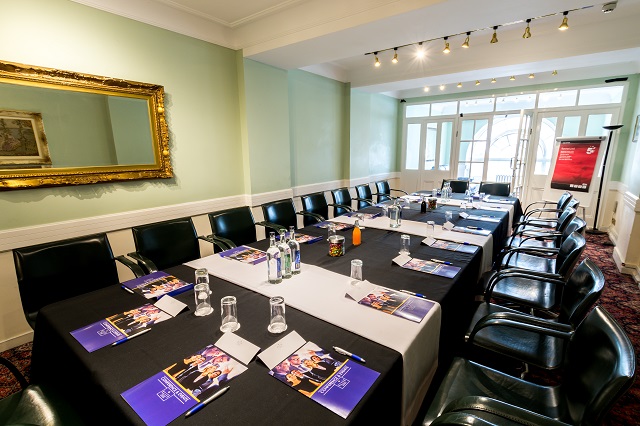 Executive Suite meeting room at The Adelphi Hotel, elegant decor for professional gatherings.