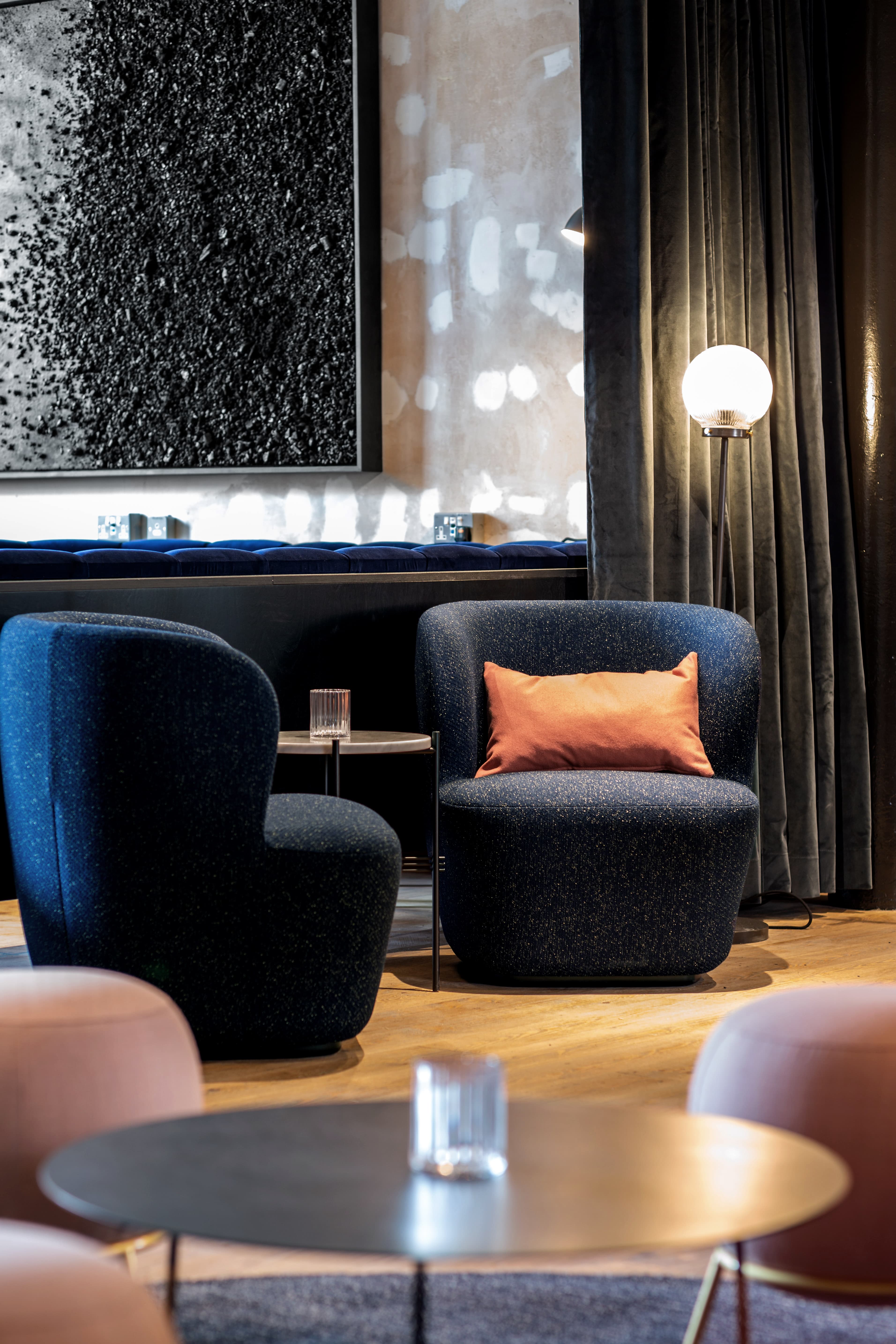 Plush VIP seating at The Bar & Garden, The Ministry for intimate networking events.