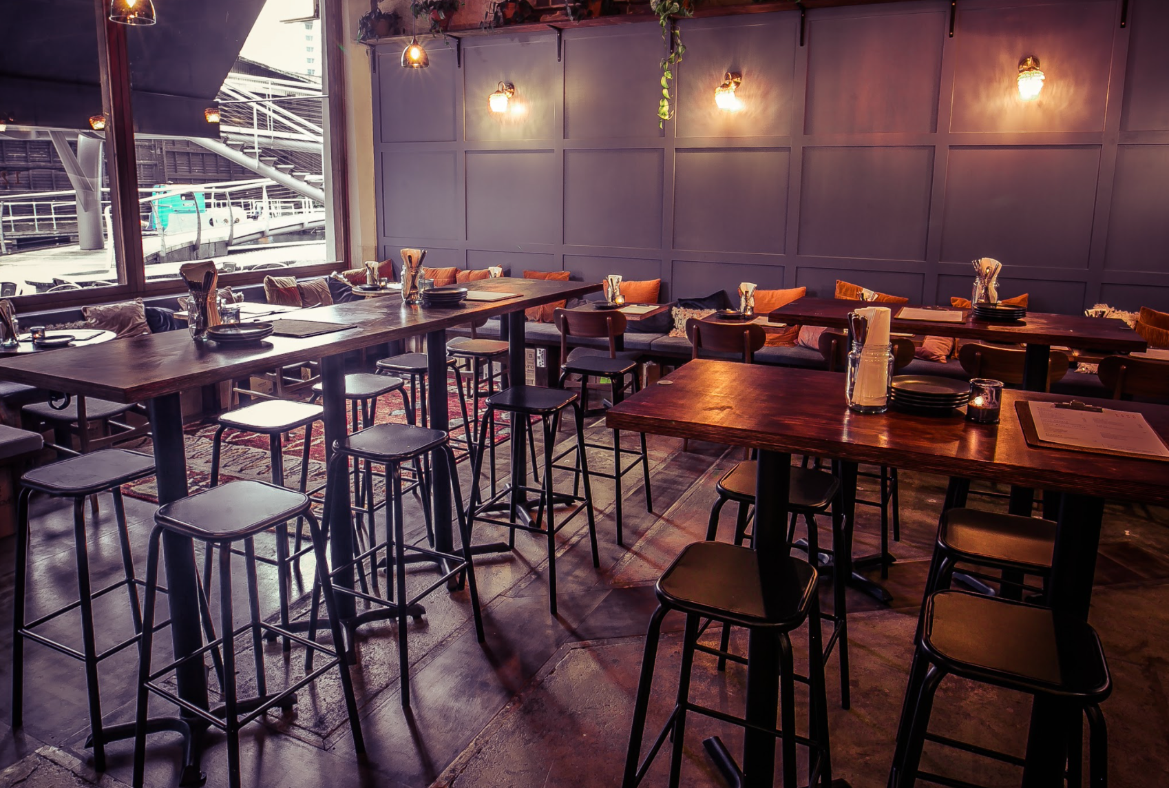 Versatile event space in Vagabond Paddington with modern decor for gatherings and meetings.