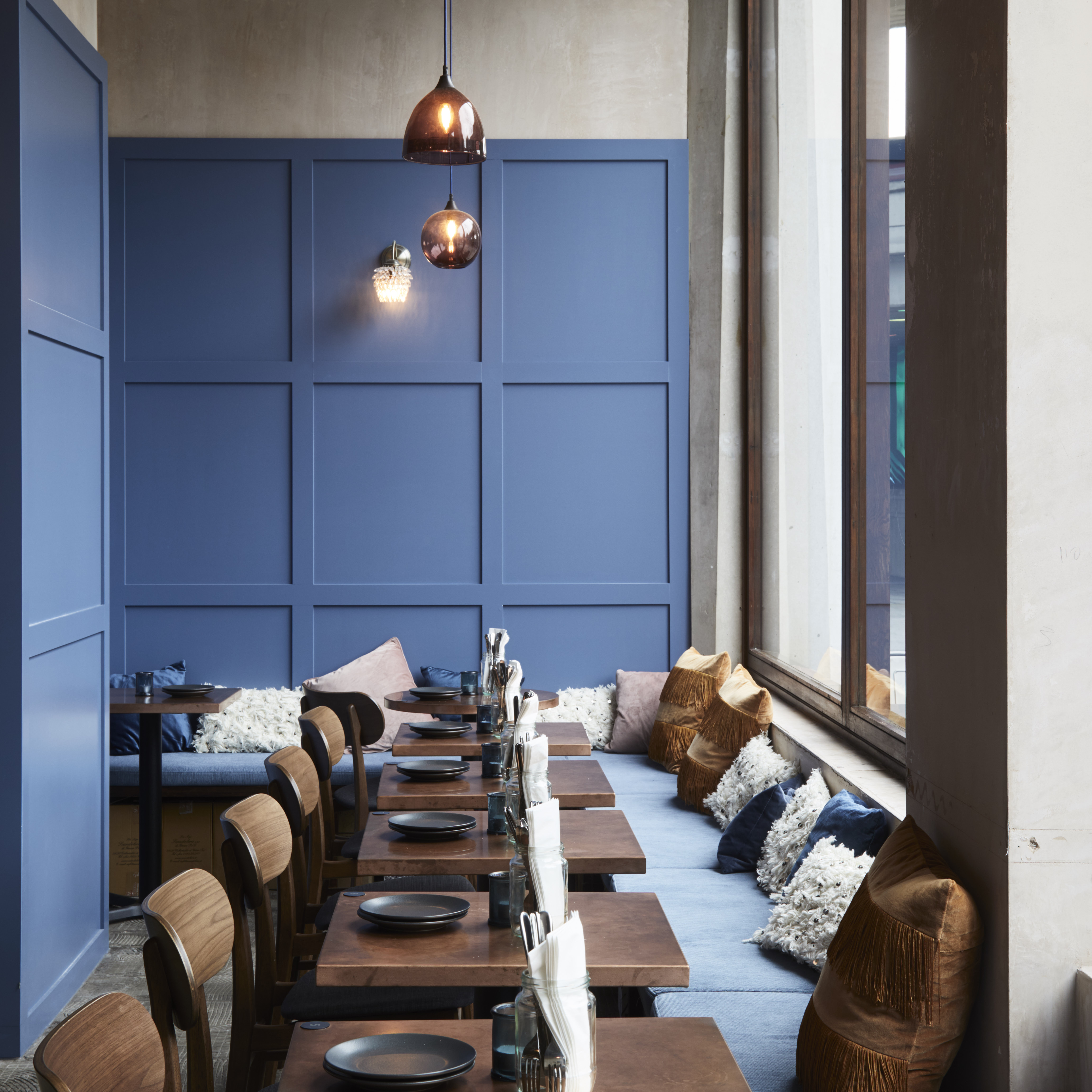 Stylish dining space in Vagabond Paddington for private events and meetings.