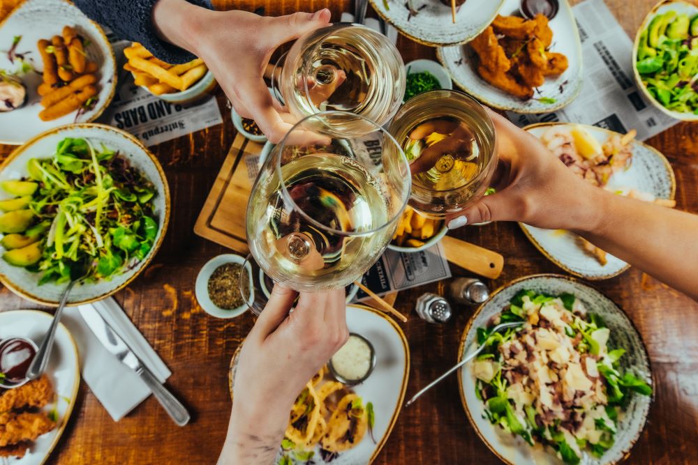 Private function room at The Flying Horse, ideal for networking and celebrations.