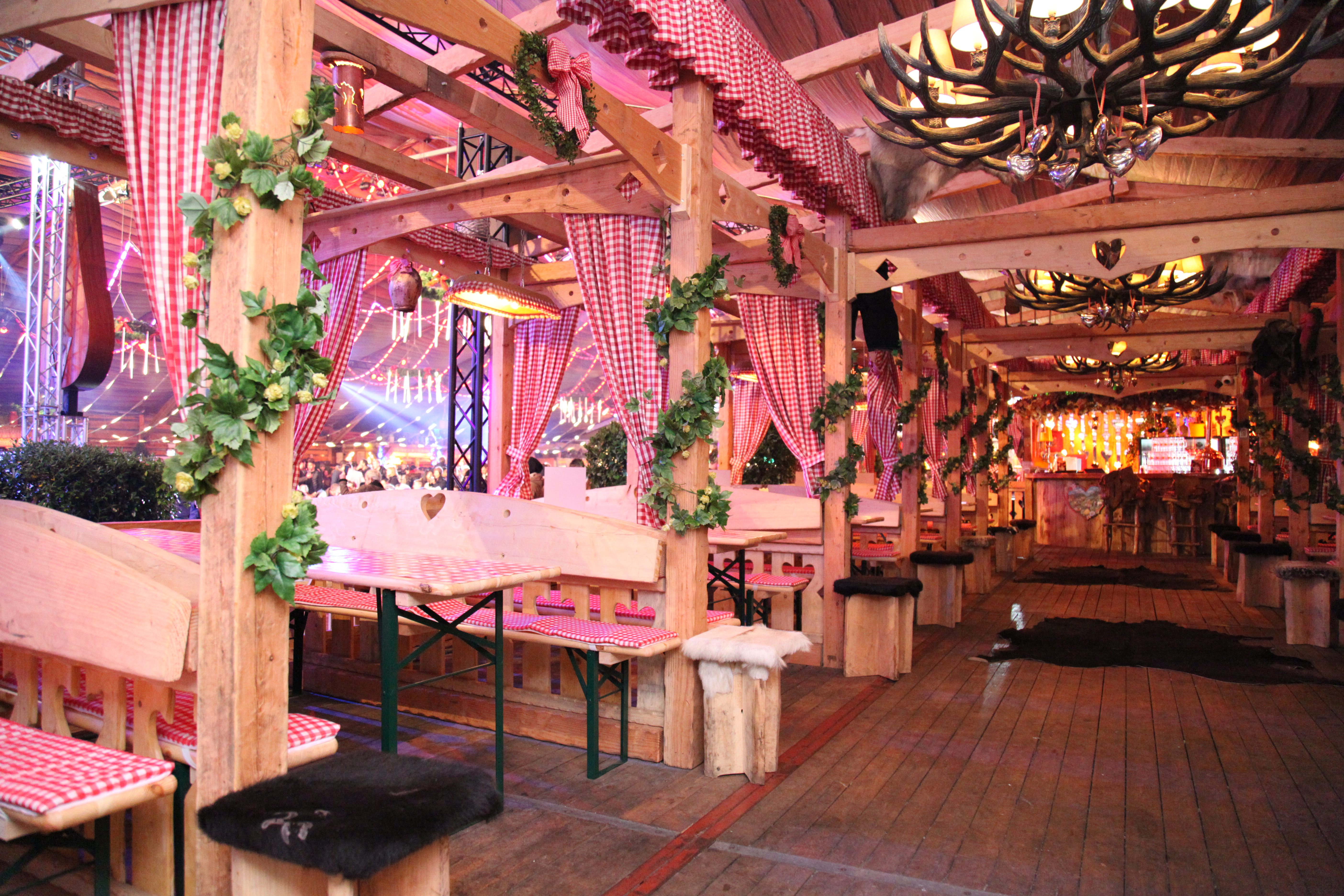 Gracy's VIP Bavarian Hall: rustic venue with greenery for themed events and celebrations.