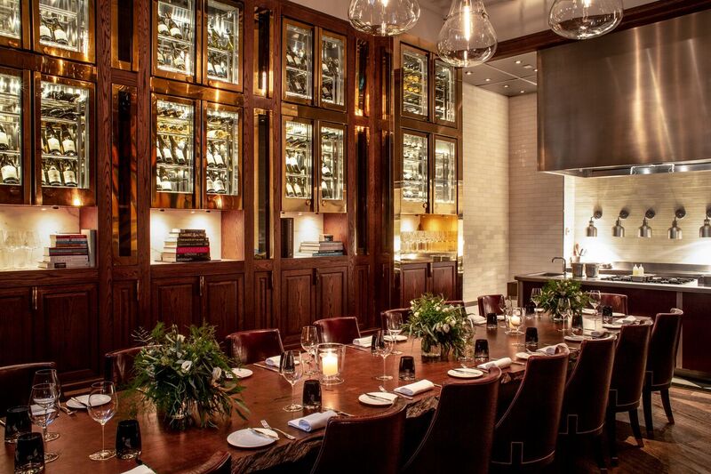 Private dining room at Kerridge's Bar & Grill, ideal for corporate dinners and events.