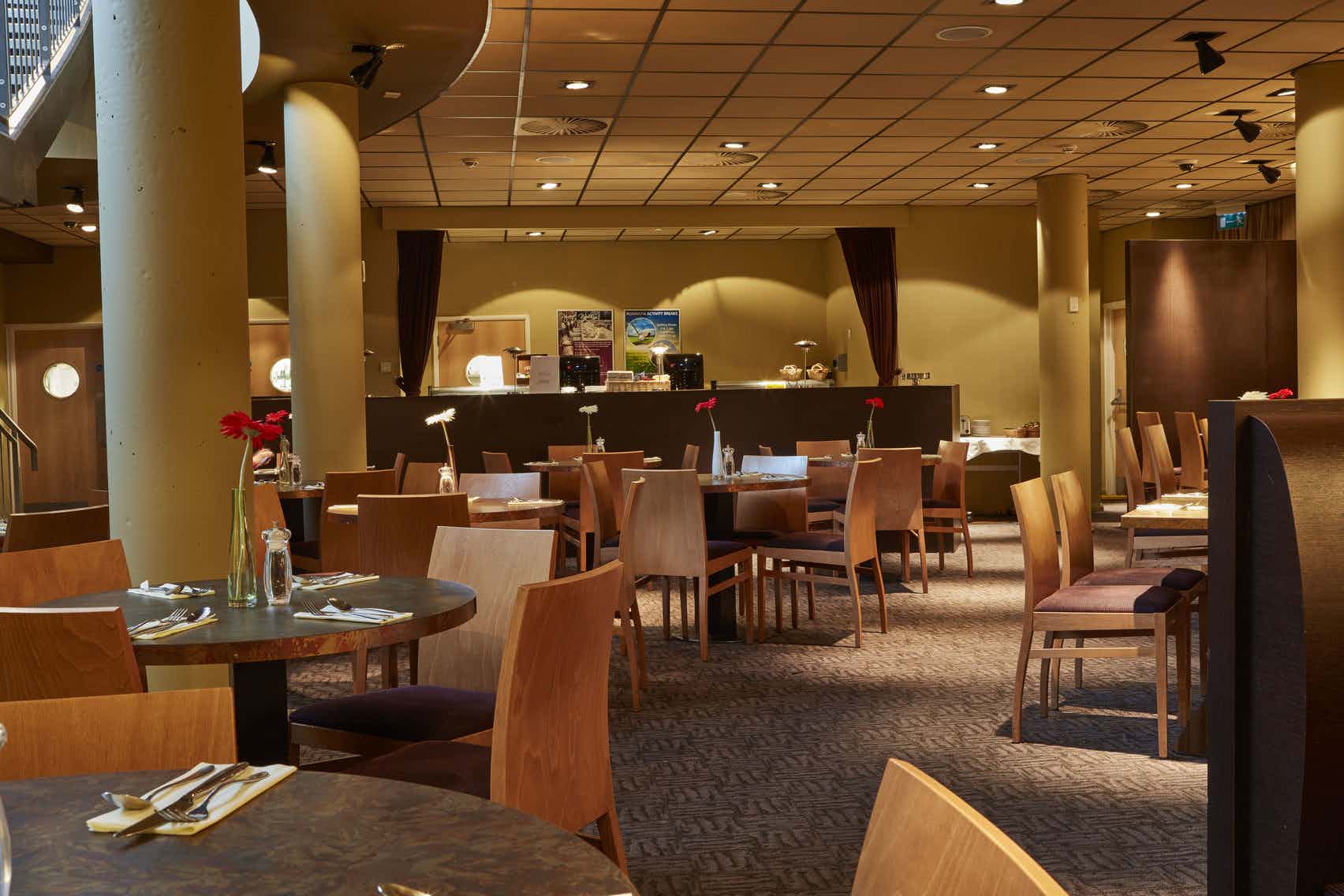 Jazz Club at Future Inn Bristol: elegant venue with warm lighting for meetings and events.