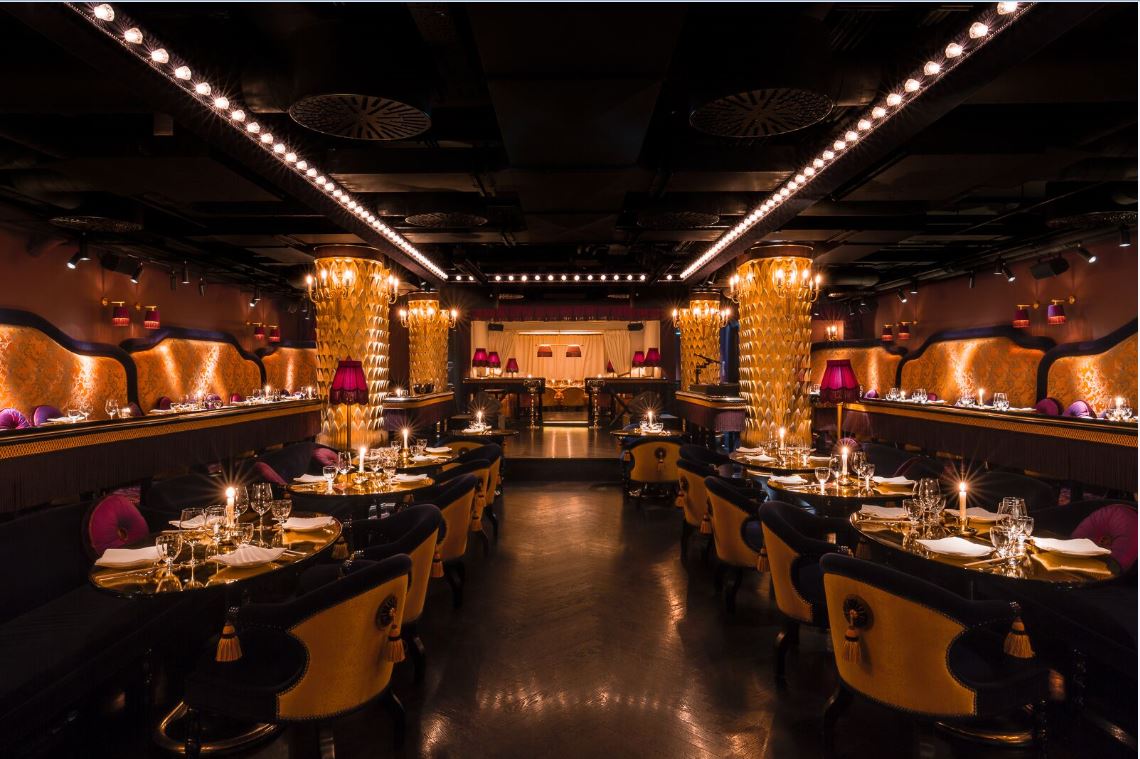 Elegant event space at Park Chinois, ideal for upscale dinners and private gatherings.