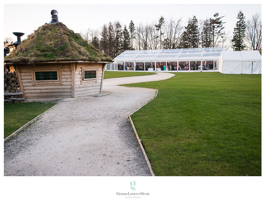 East Terrace at The Pavilion, Alnwick Garden: charming venue for outdoor events.