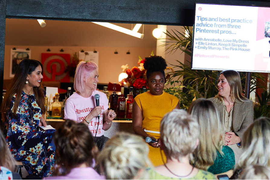 Panel discussion at Bar + Kitchen, EartH, showcasing event best practices and engagement.