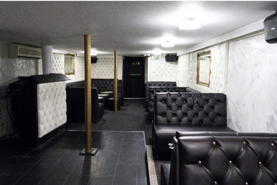Stylish intimate venue with plush seating, perfect for private events and gatherings.
