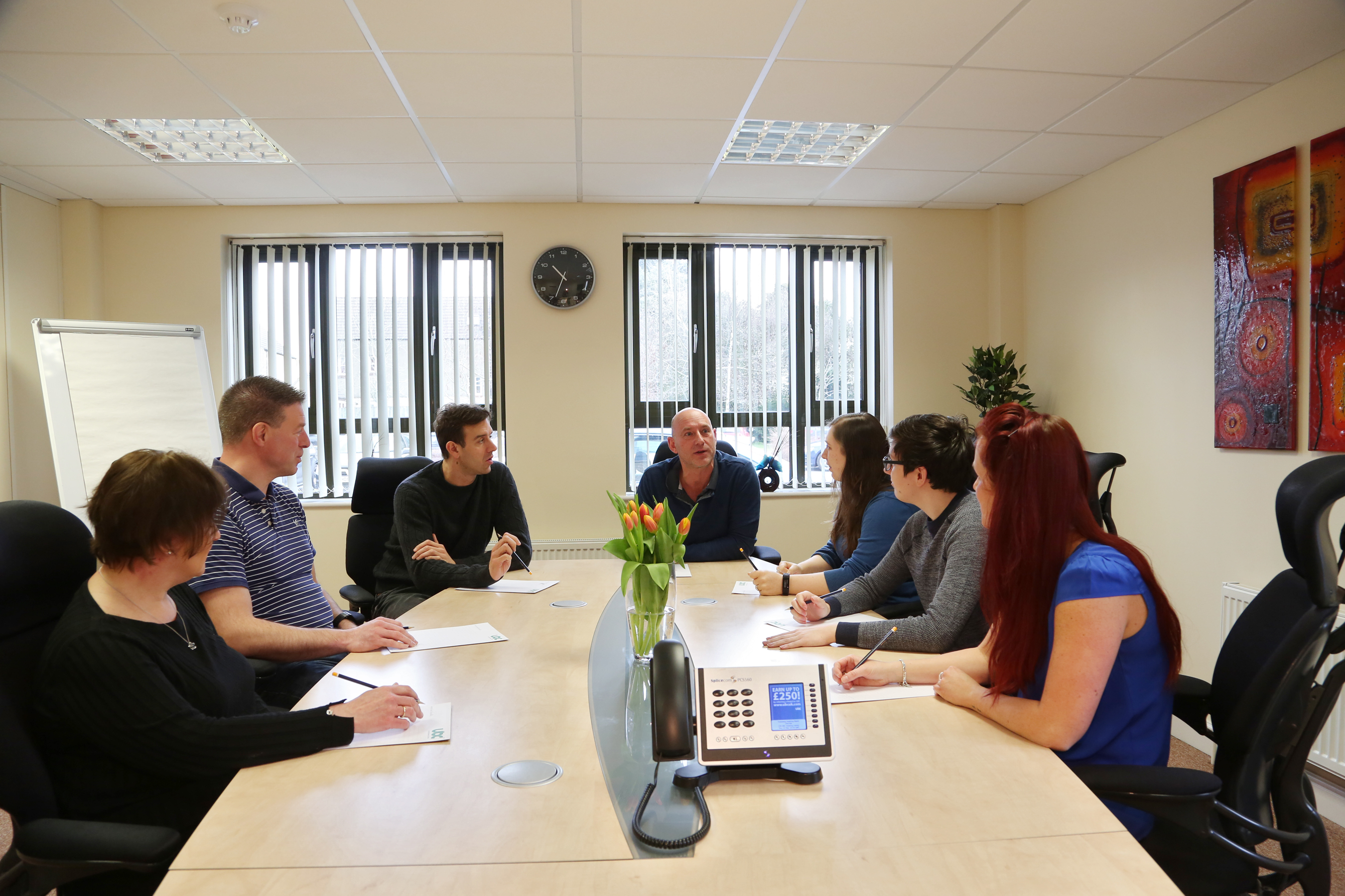 Hangar Suite meeting room at UBC Cirencester, ideal for collaborative events and discussions.