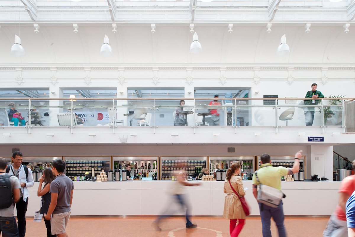 Brighton Dome Foyer Bar: modern event space ideal for conferences and workshops.
